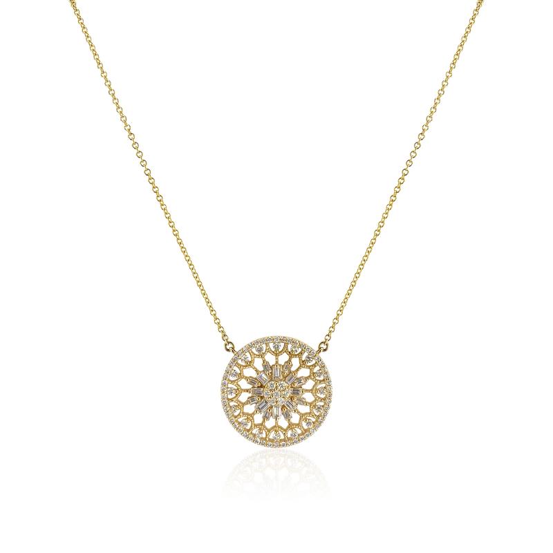 Diamond Medallion Necklace