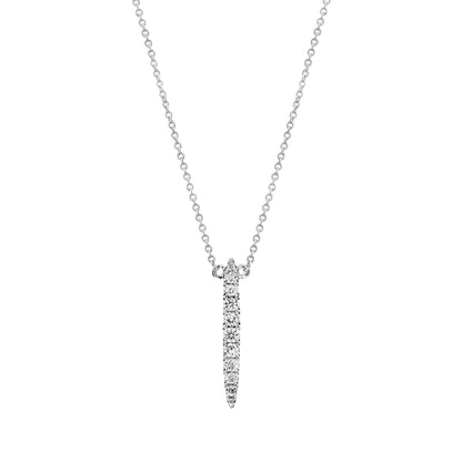 9 Stone Diamond Necklace