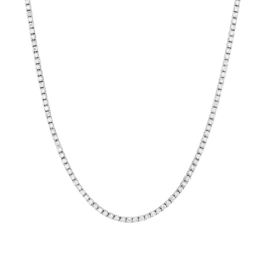 Classic Diamond Tennis Necklace
