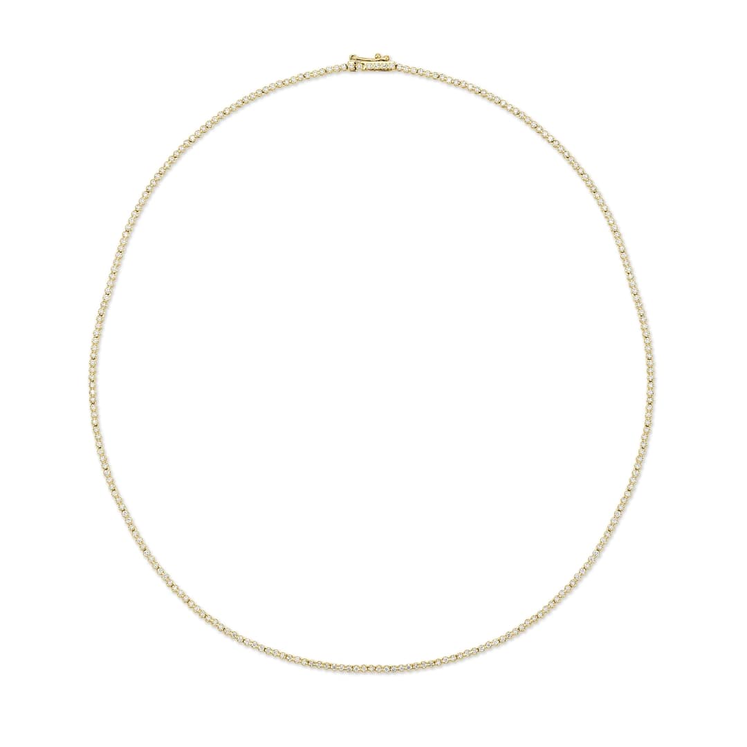 Petite Diamond Tennis Necklace