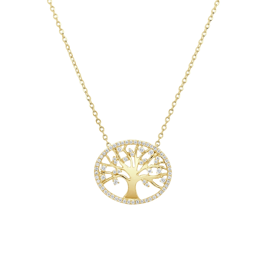 Diamond Tree of Life Necklace
