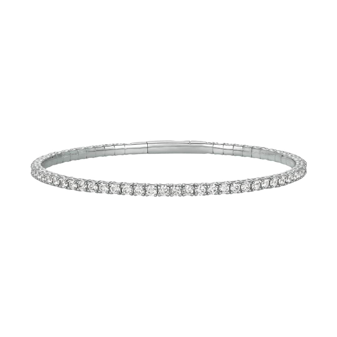 2ctw Diamond Flex Bangle