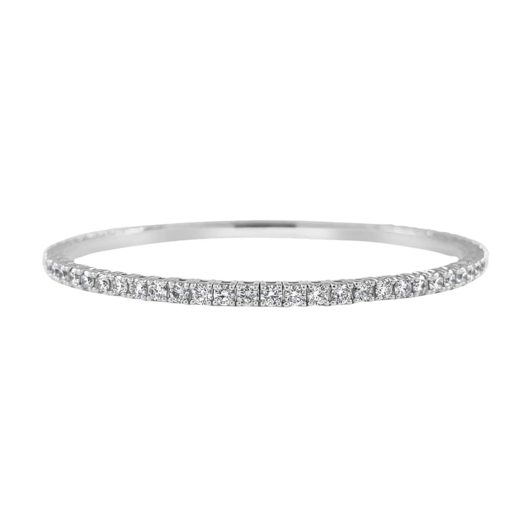 3ctw Diamond Flex Bangle