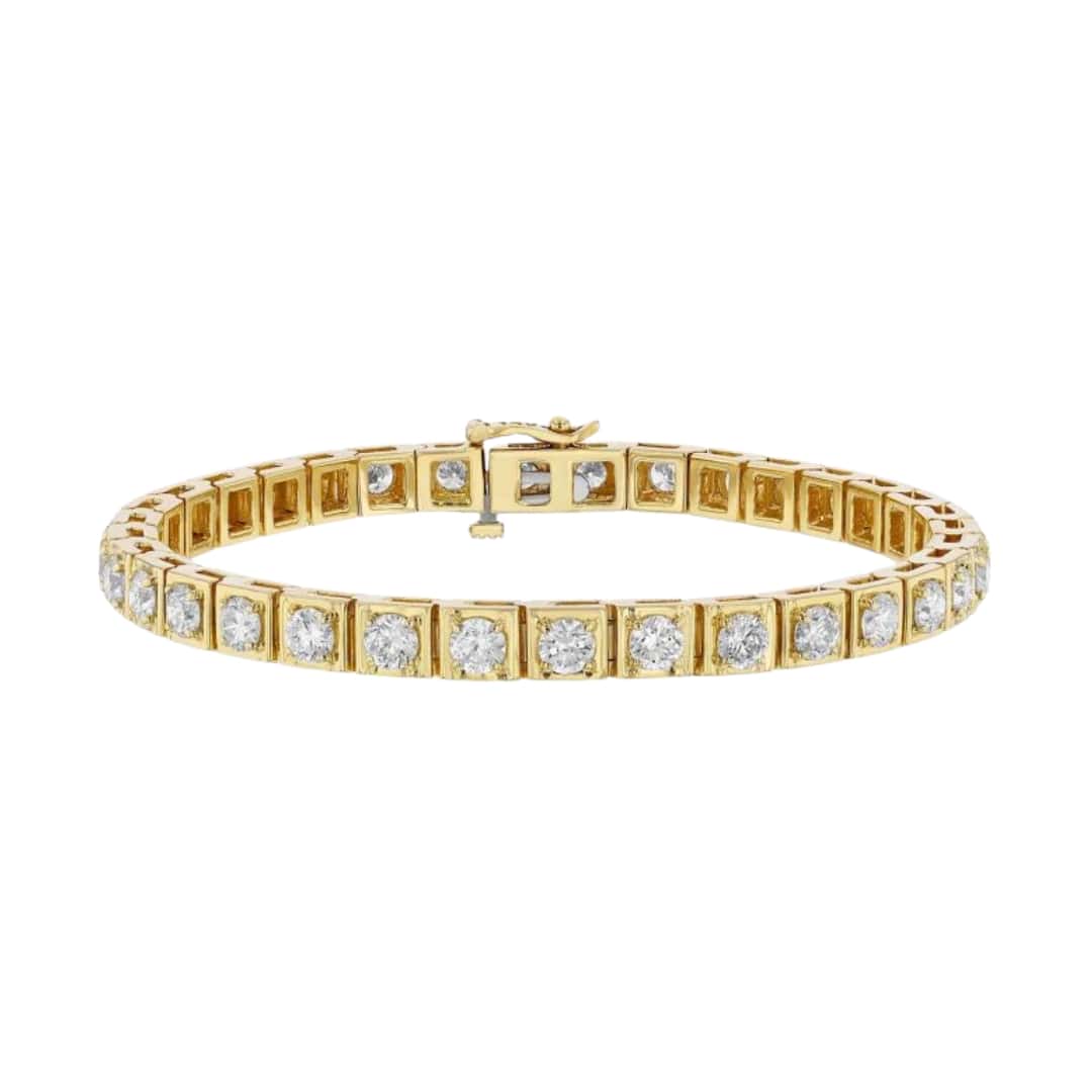 Diamond Box Tennis Bracelet