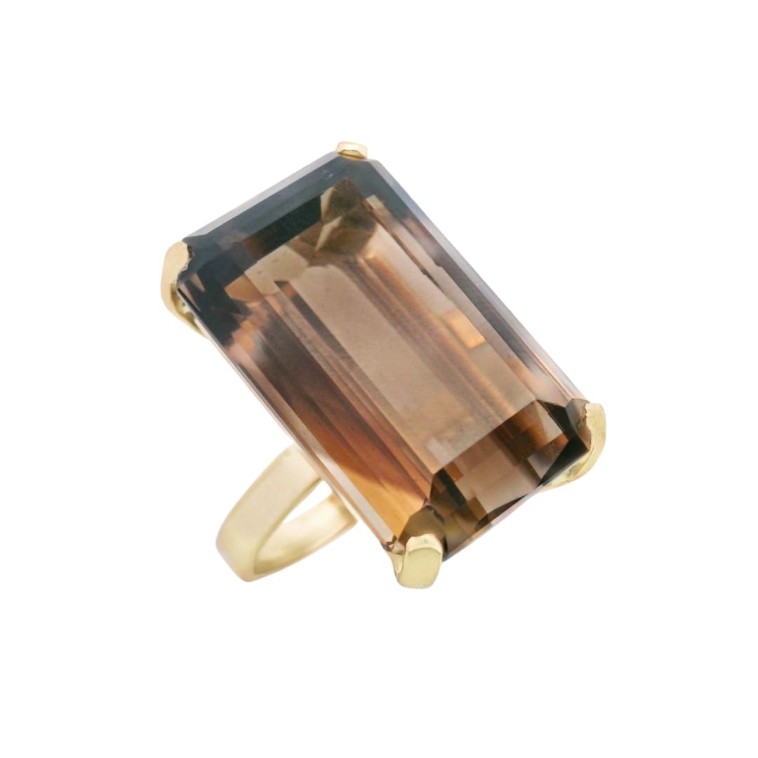 20ct Smoky Quartz Statement Ring