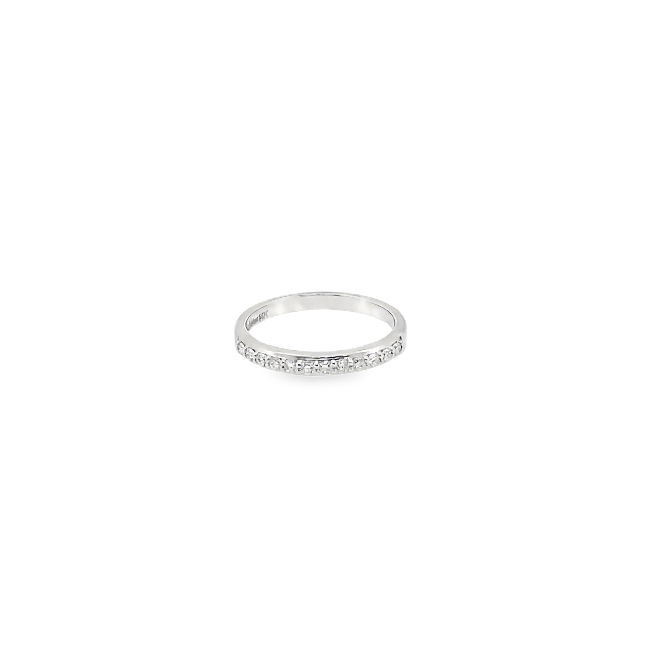 Diamond White Gold Wedding Band