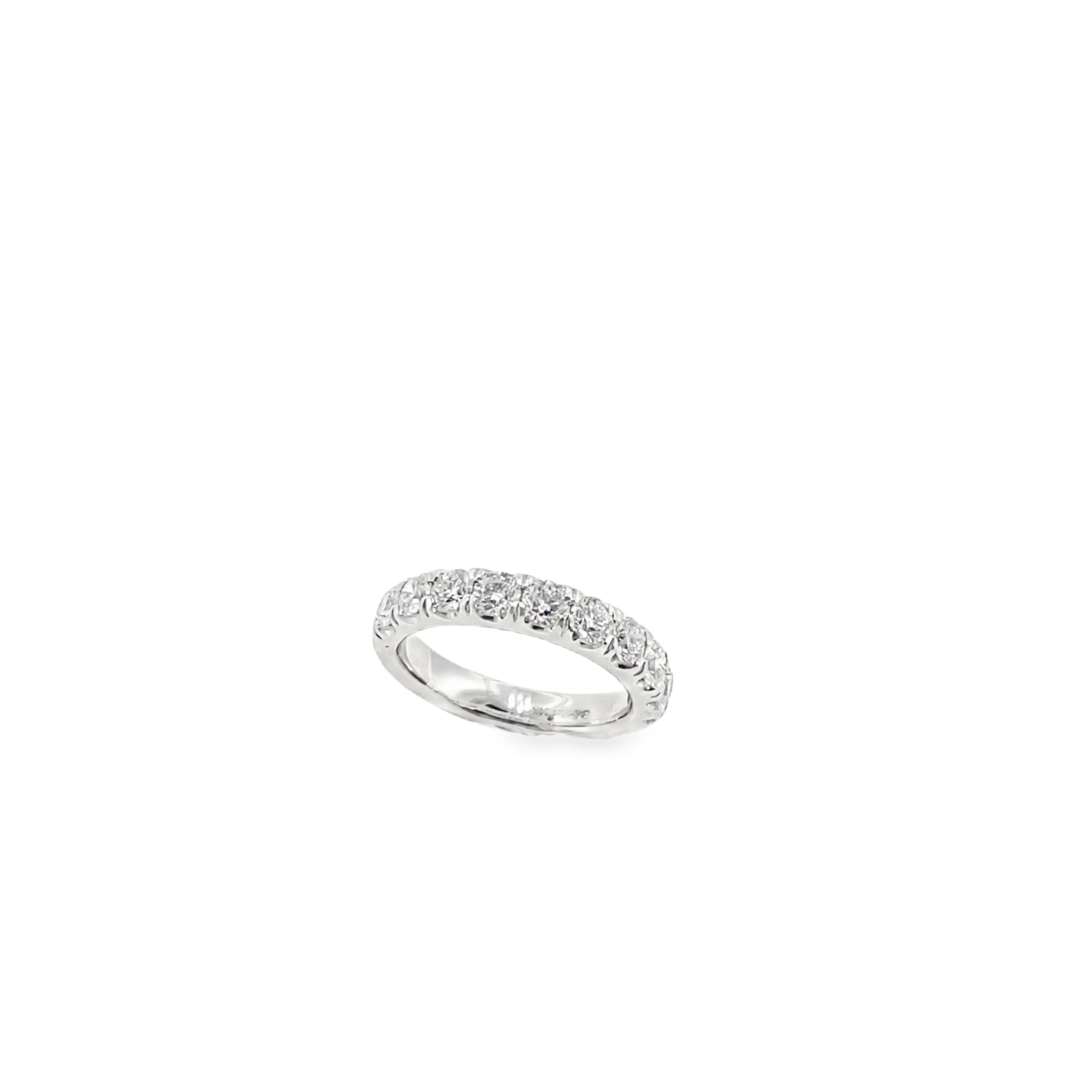 Classic Diamond Eternity Ring in White Gold