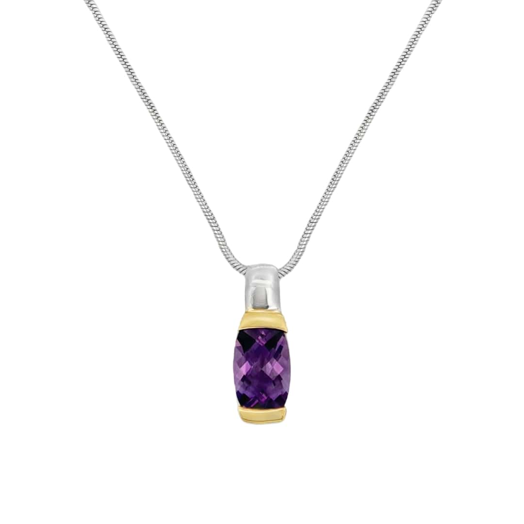 Amethyst Pendant Necklace