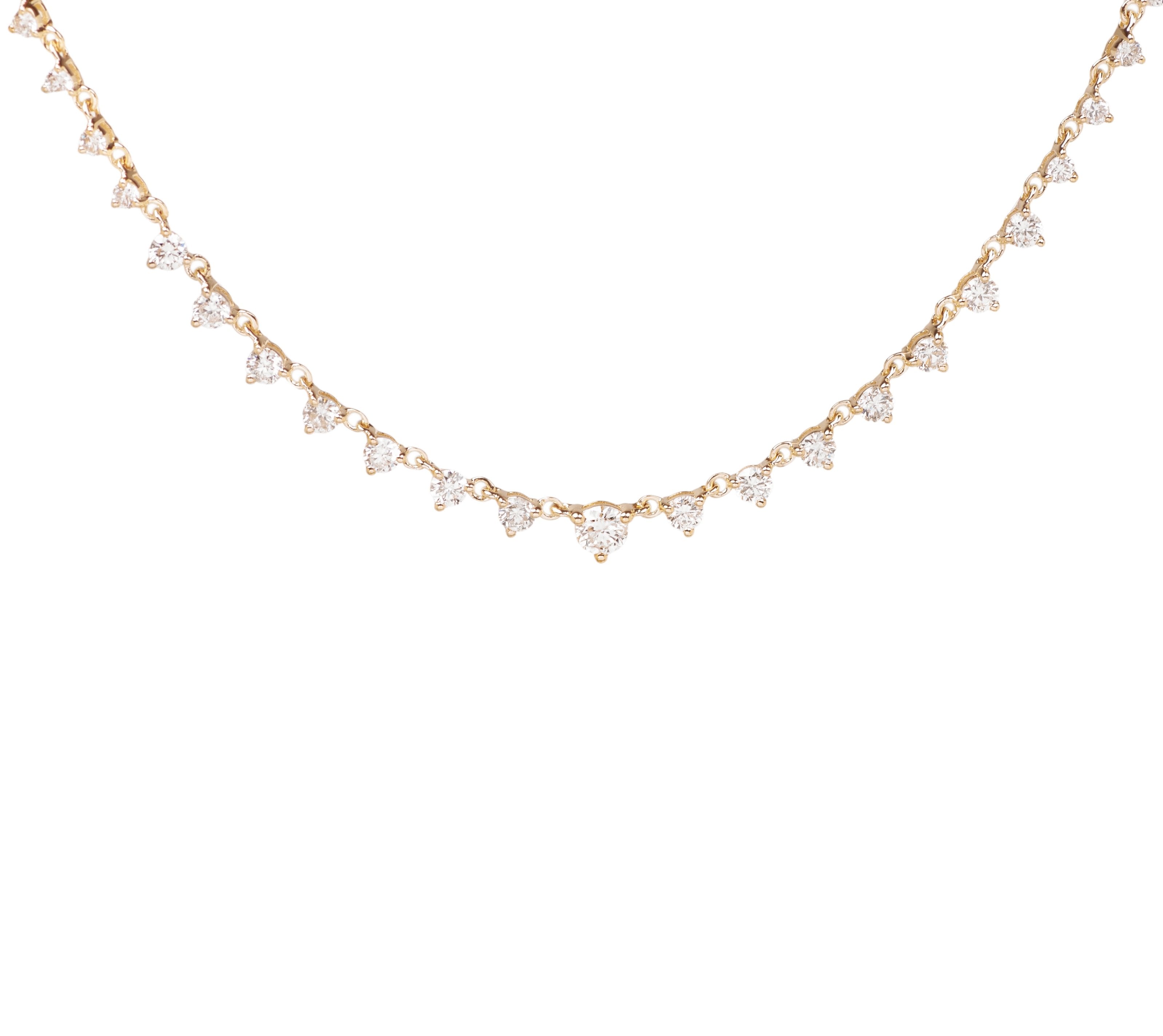 Graduating Diamond Necklace