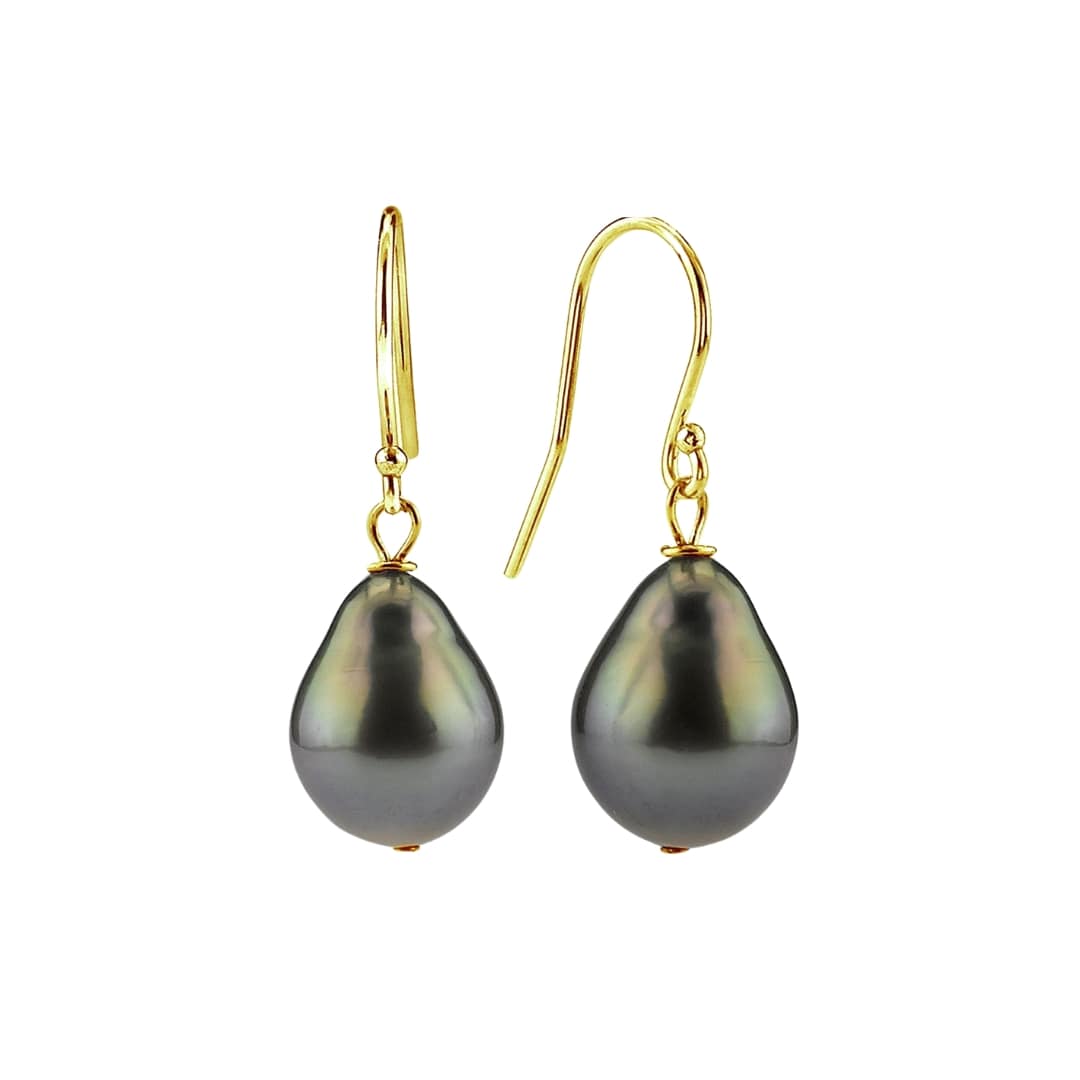 Tahitian Pearl Dangle Earrings