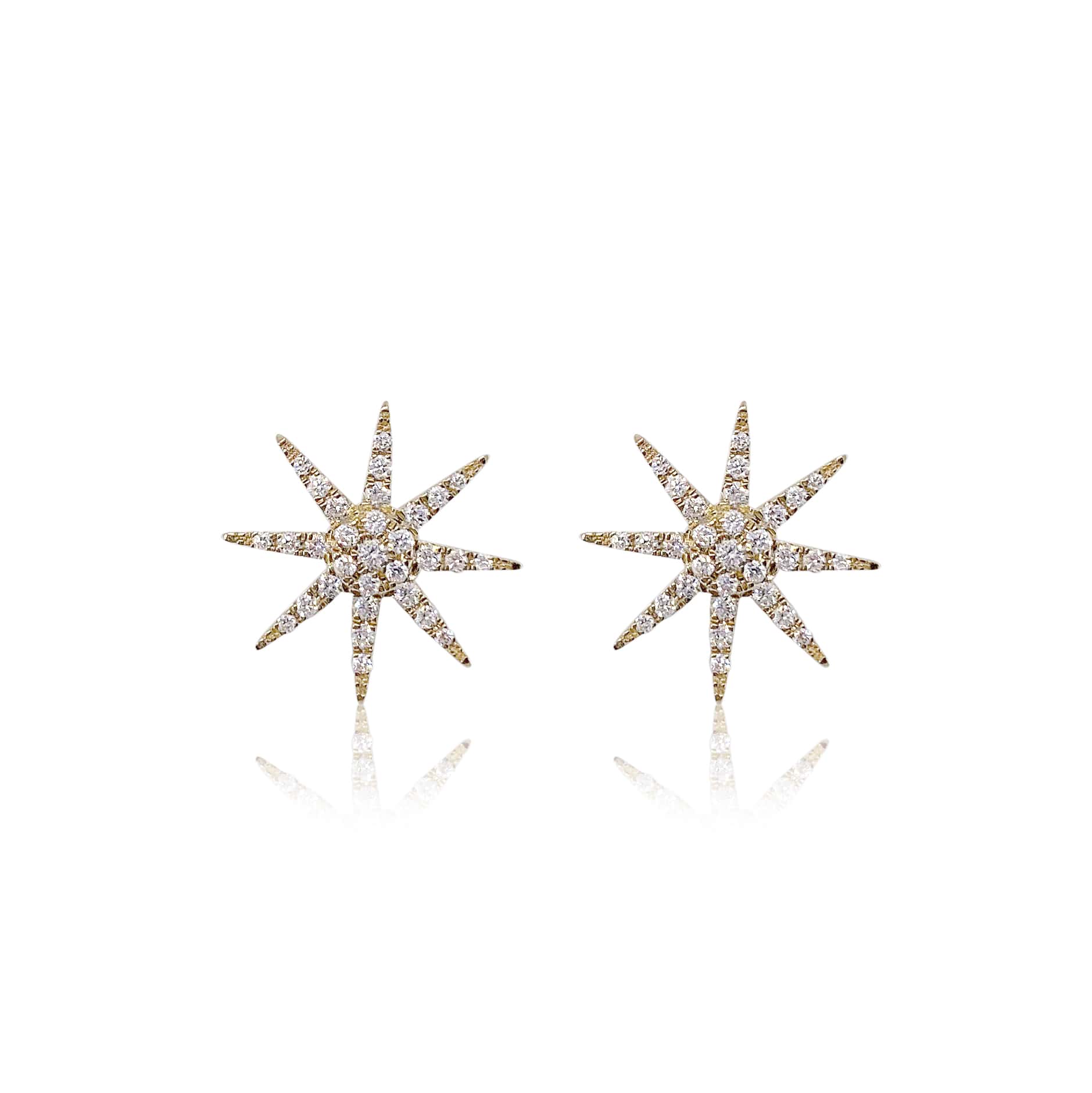 Diamond Starburst Earrings