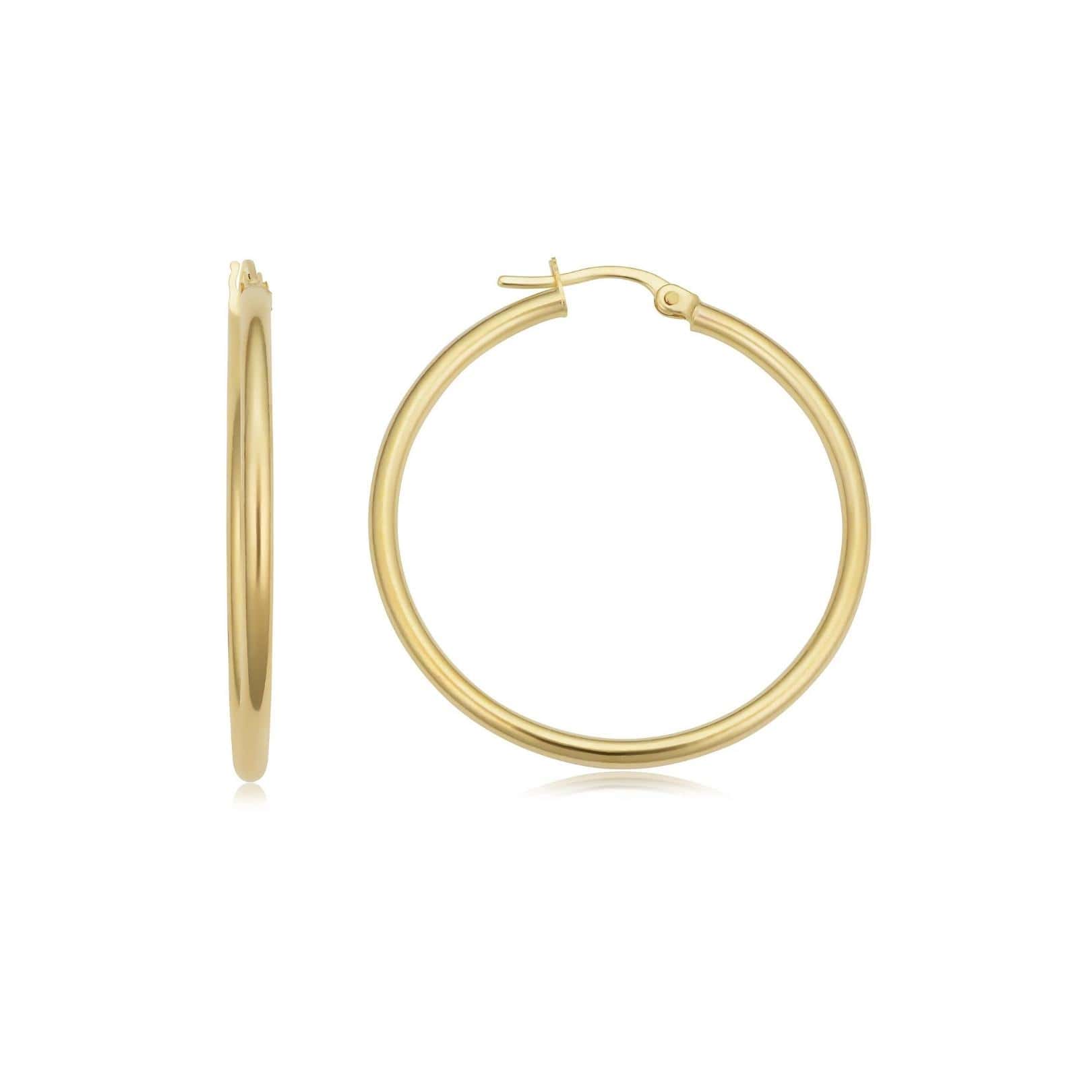 40mm Gold Hoops