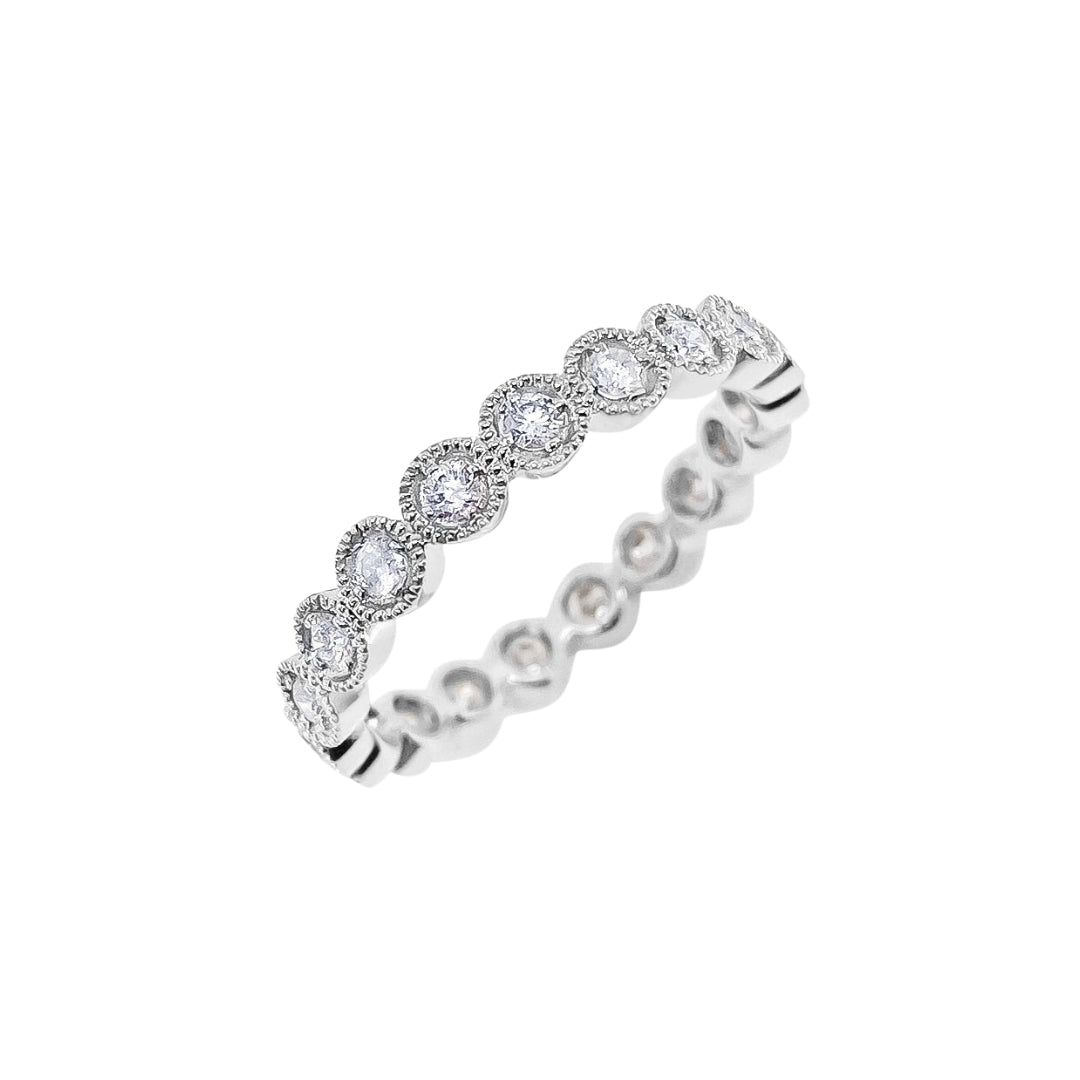 Bezel Set Diamond Eternity Band