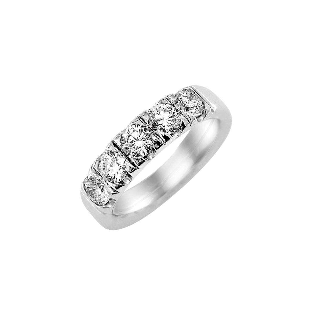 5 Stone Diamond Band