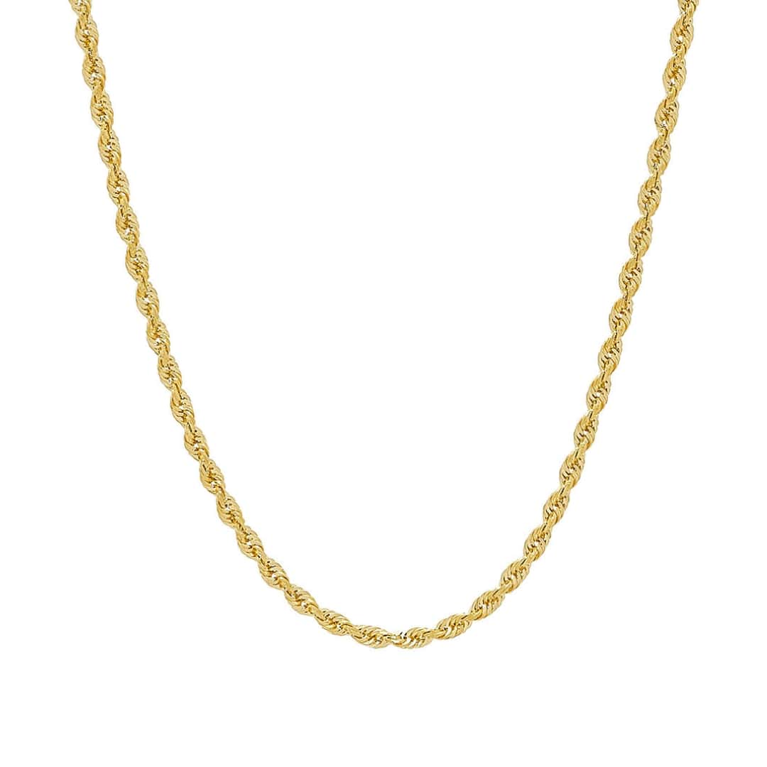 26" Diamond Cut Rope Chain