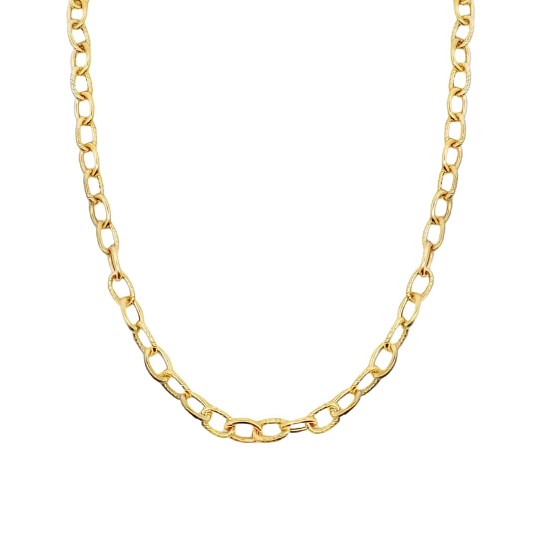 Diamond Cut Oval Link Chain