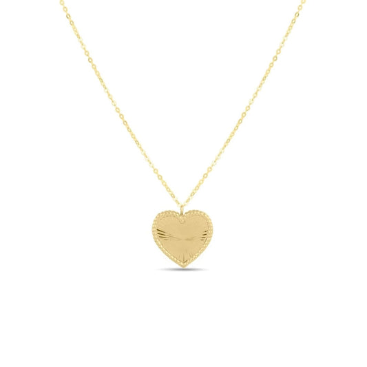 Radiating Heart Necklace