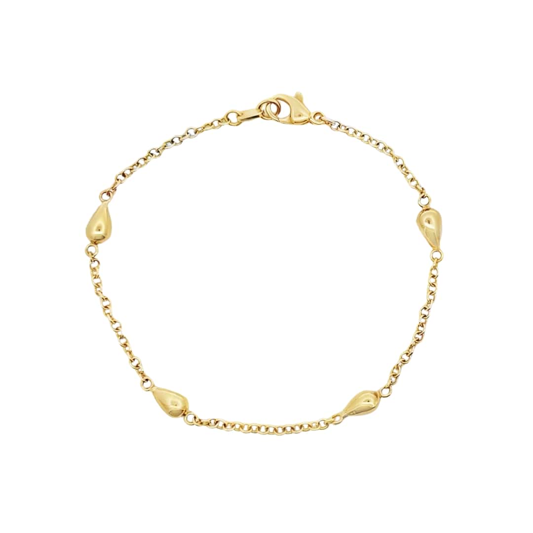 Gold Bead Chain Bracelet
