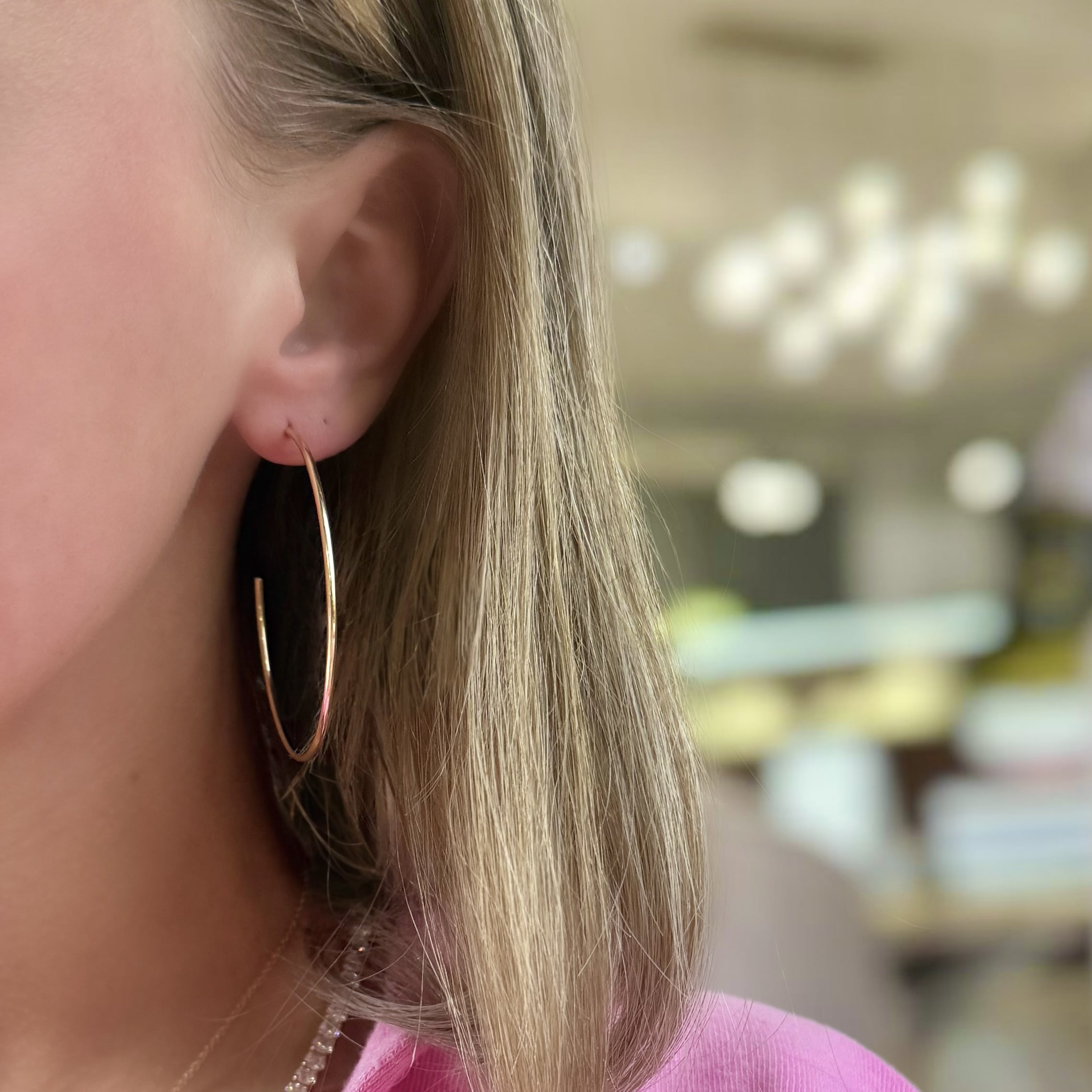 Oversized 50mm Gold Hoops