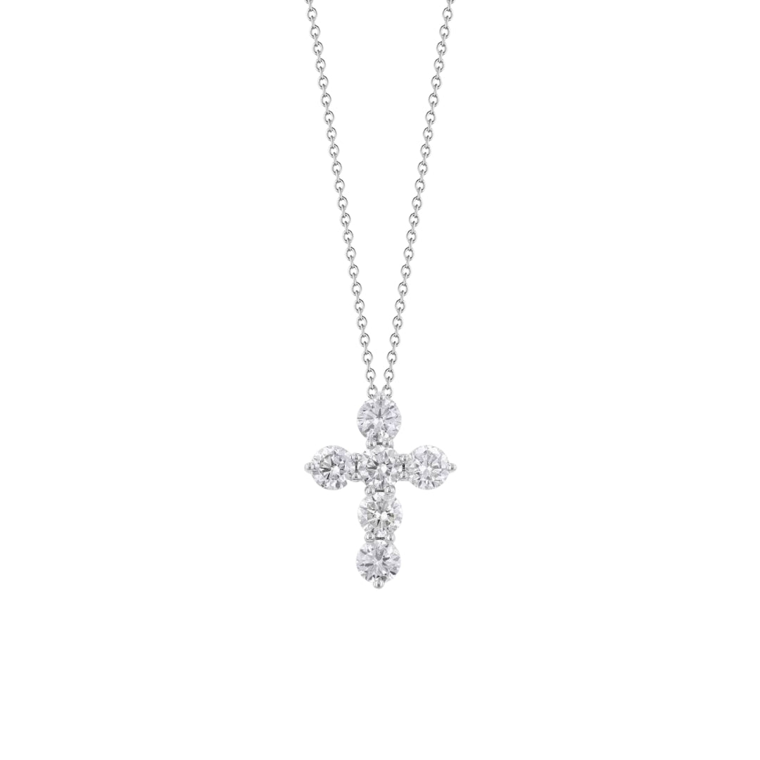 DIAMOND CROSS NECKLACE