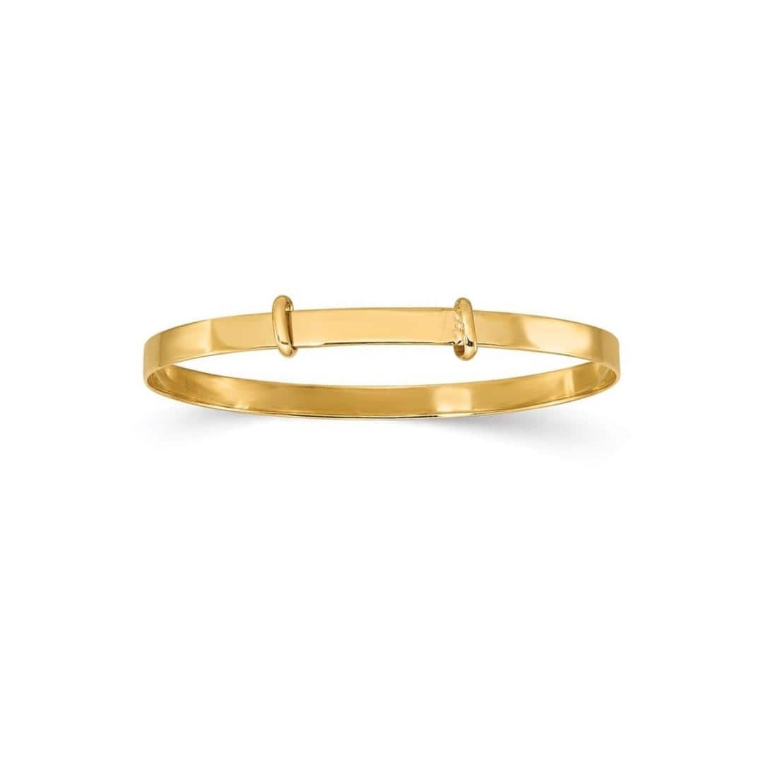 Expandable Gold Baby Bangle