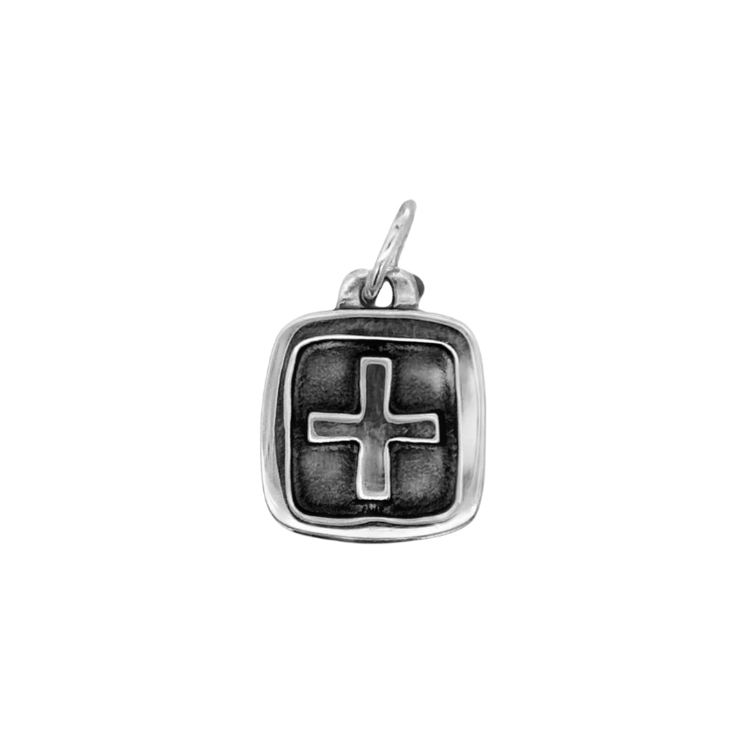 James Avery Swiss Cross Shadowbox Pendant