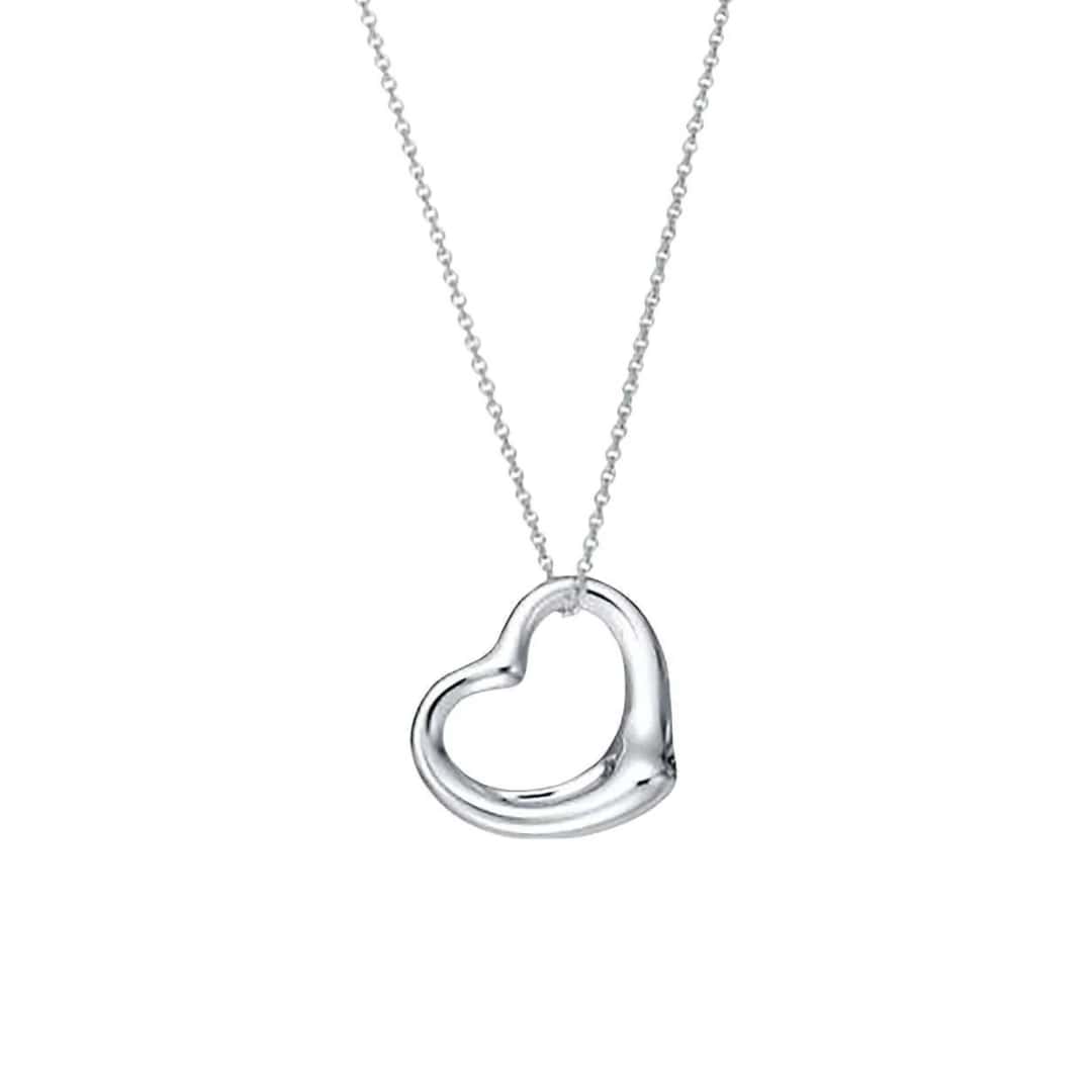 T&Co Open Heart Pendant Necklace