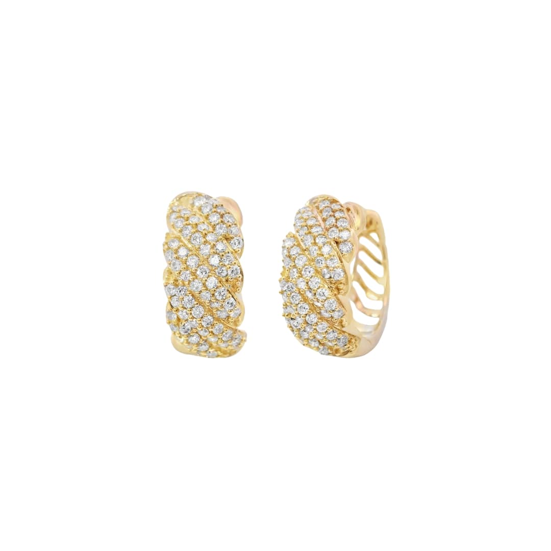 Small Wavy Diamond Bombe Huggies
