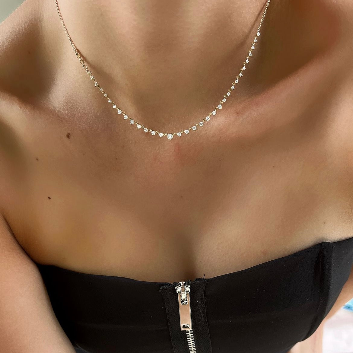 Graduating Diamond Necklace