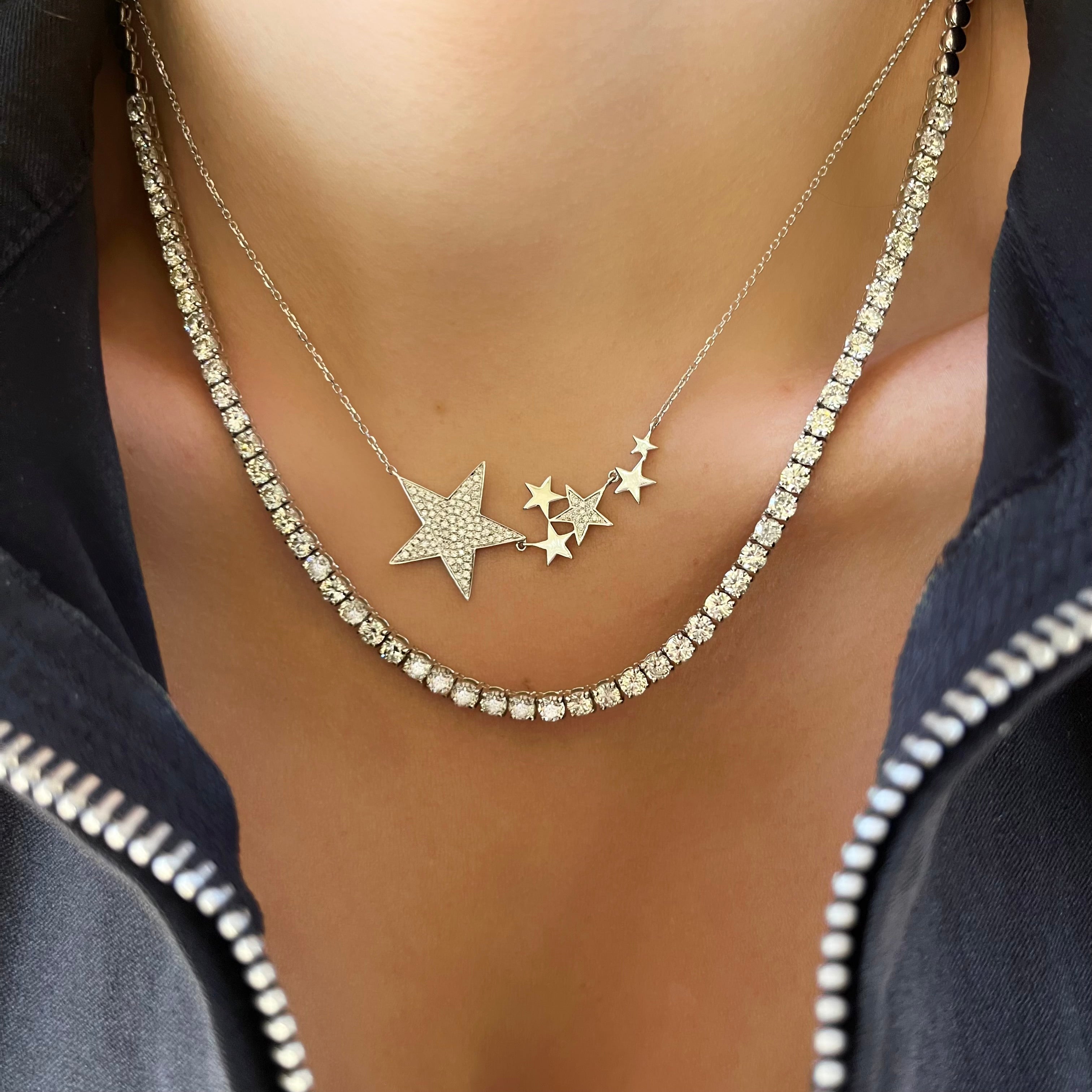 Starry Night Diamond Necklace