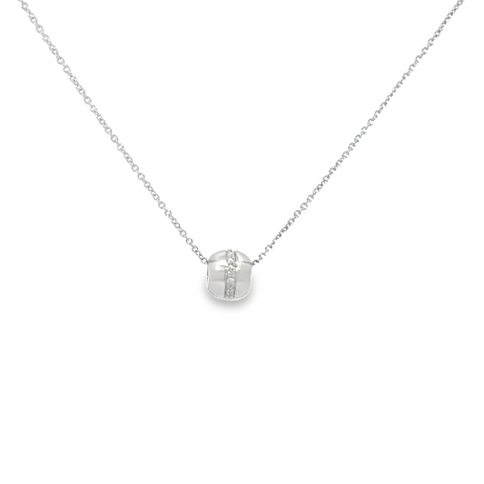 Diamond Bead Necklace
