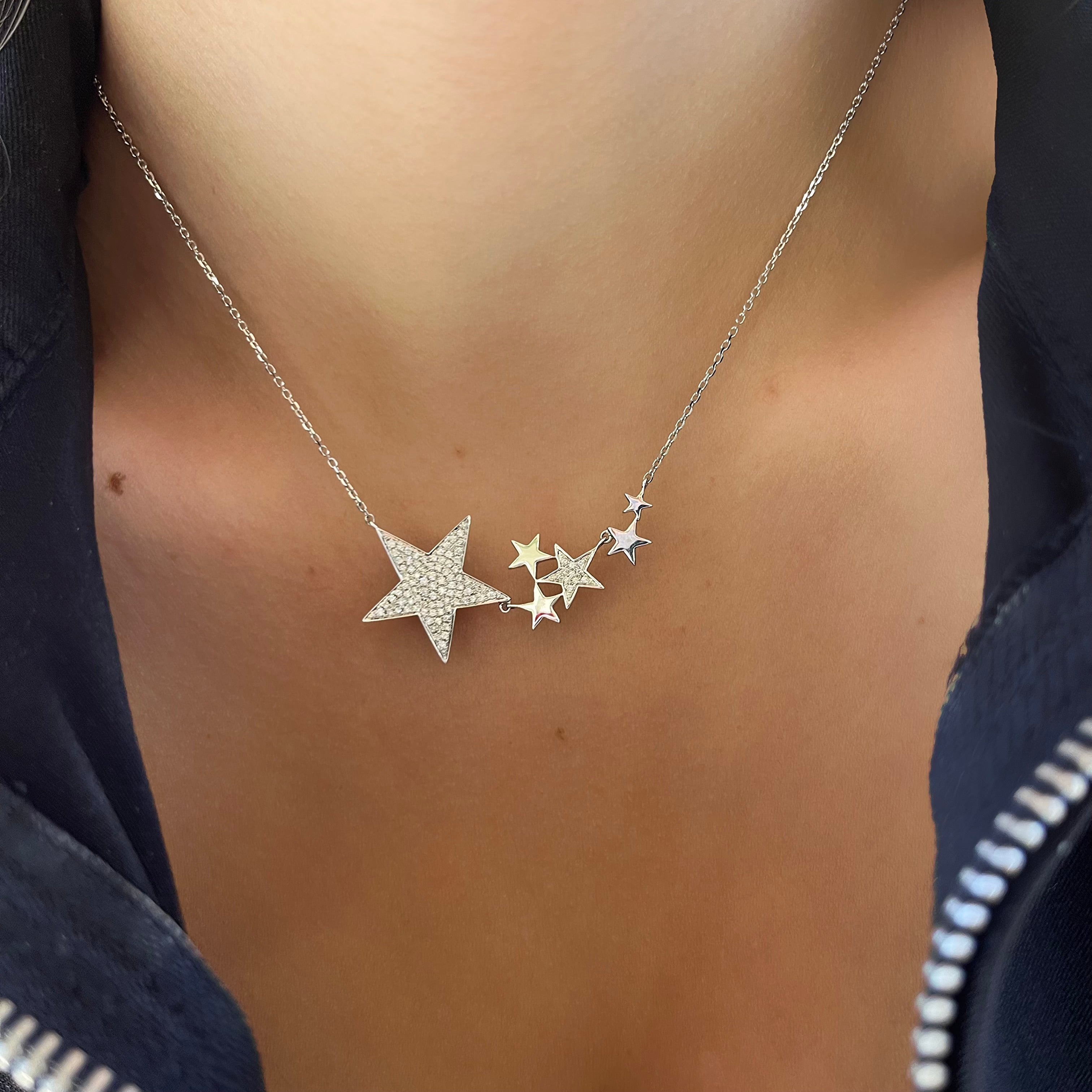 Starry Night Diamond Necklace