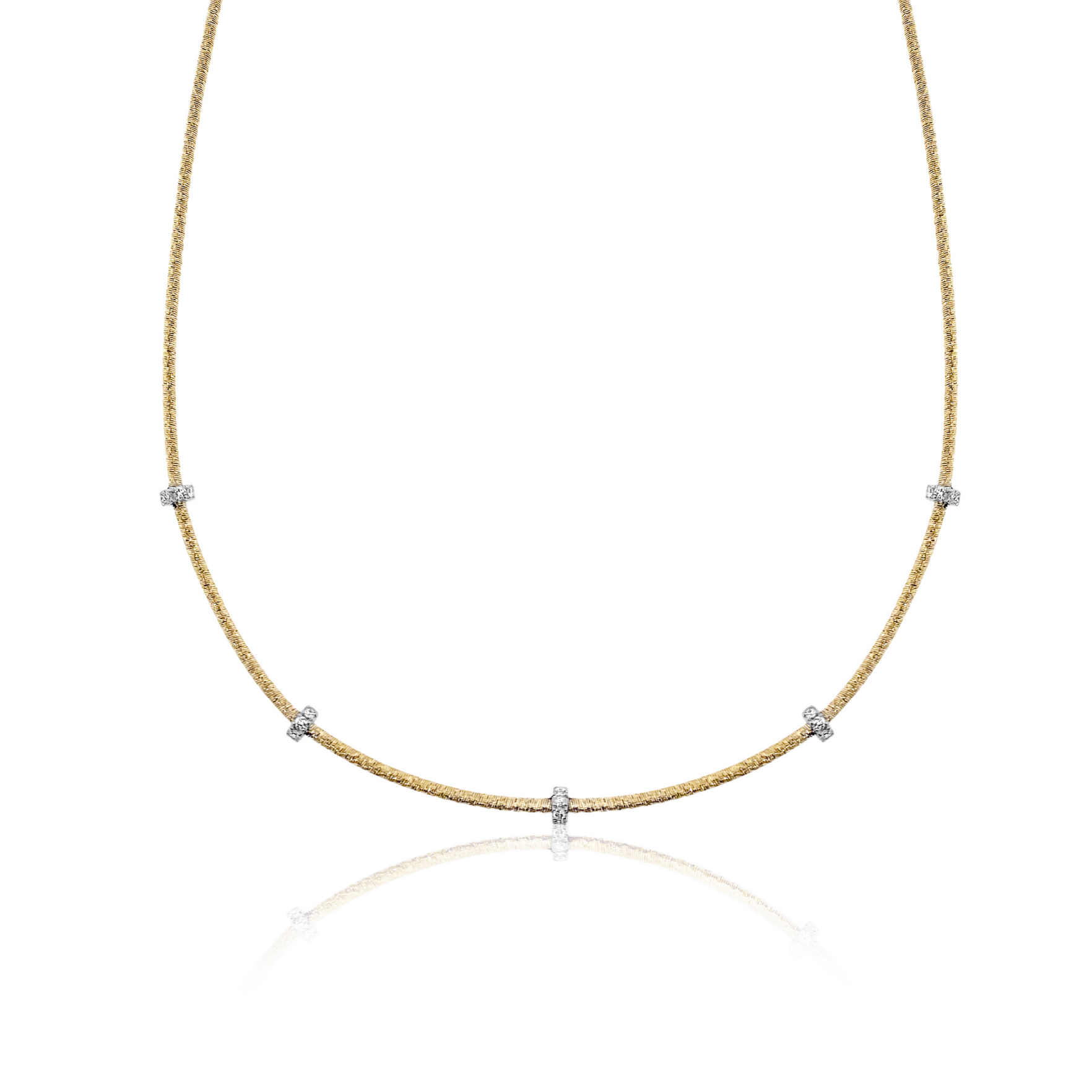 Five Diamond Accent Necklace