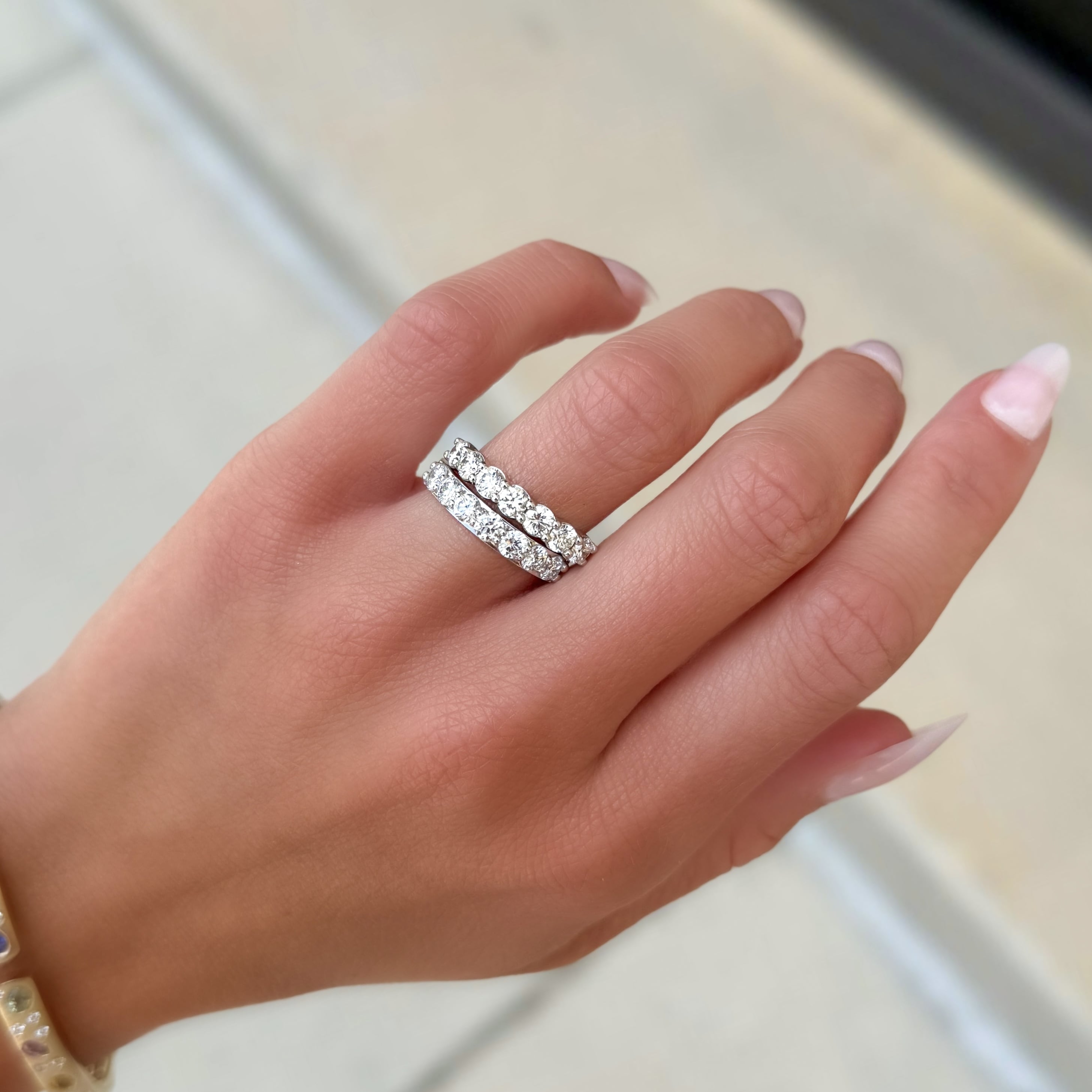 7 Stone Diamond Band