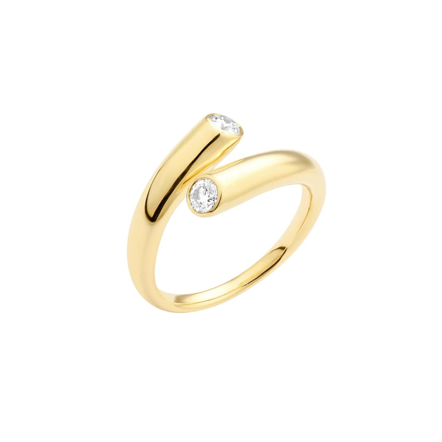 Diamond Coil Ring