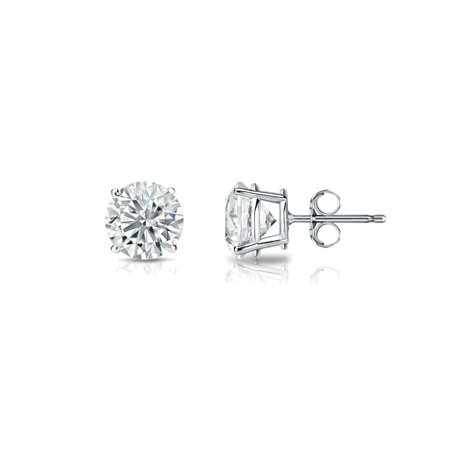 Classic Basket Set Diamond Studs