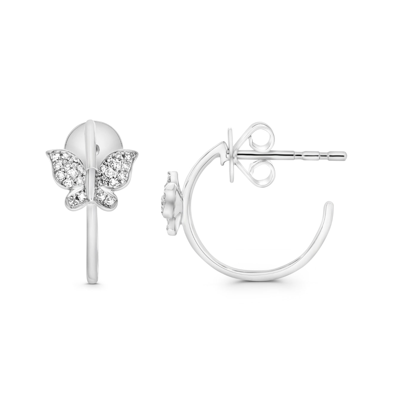 DIAMOND EARRINGS - WHITE GOLD