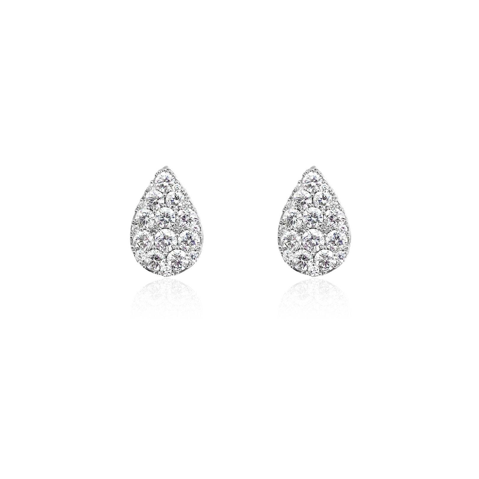 Diamond Teardrop Earrings