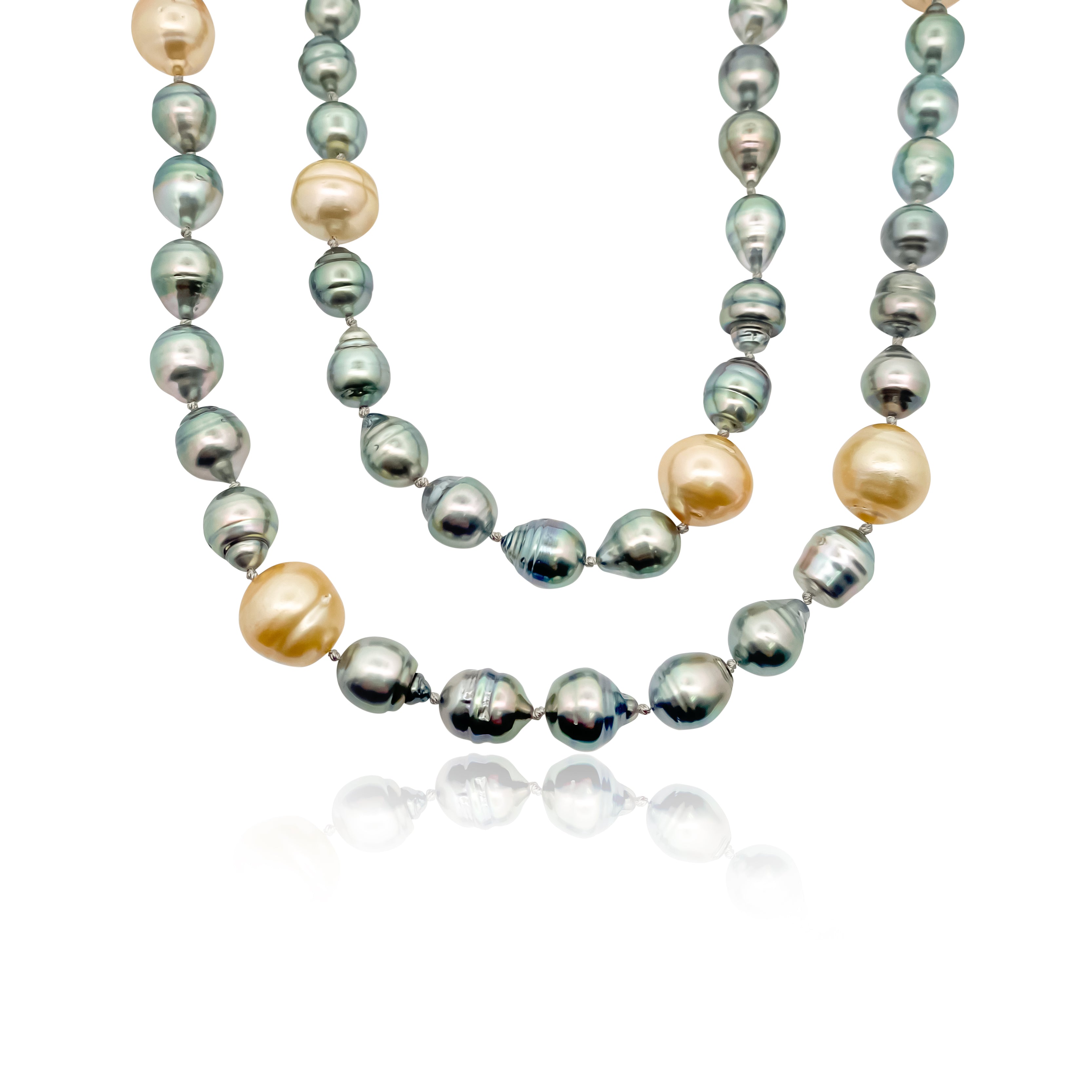 42" Multicolor Pearl Strand