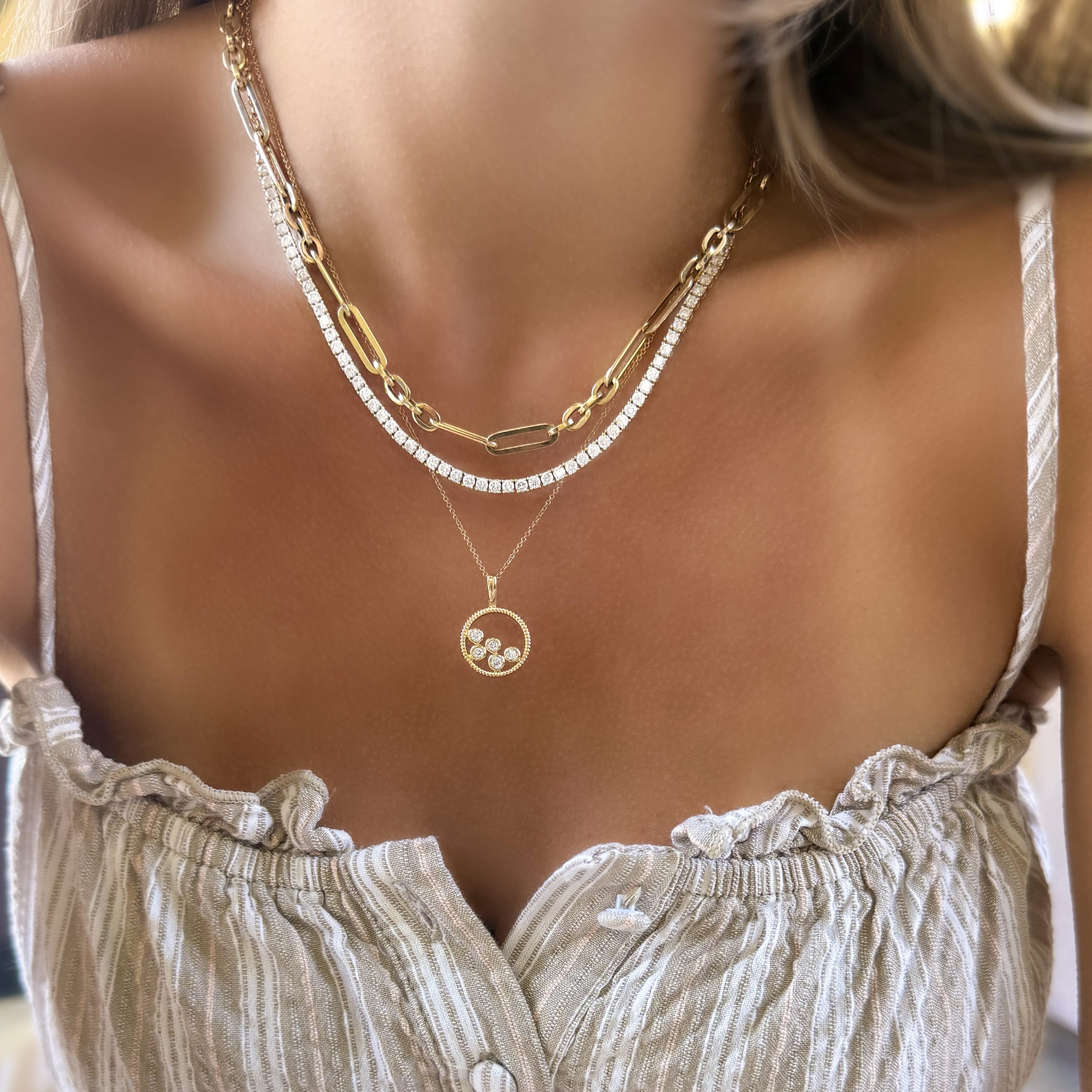 Alternating Link Paperclip Chain