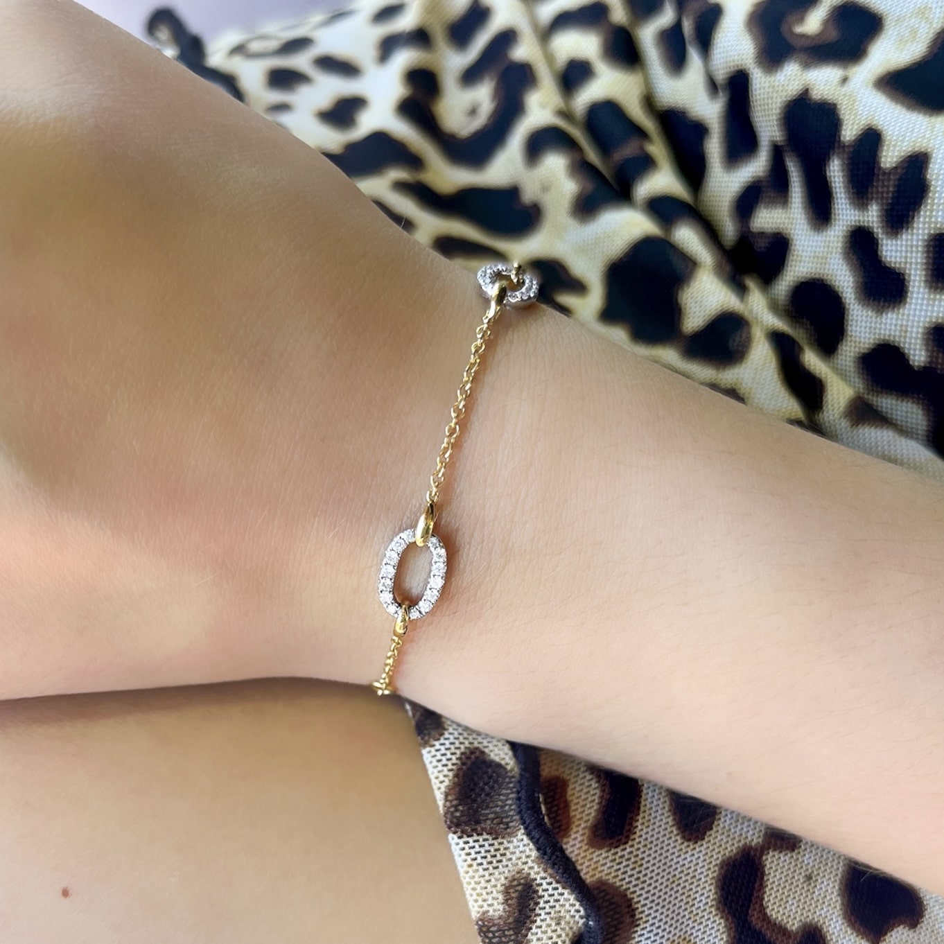 Diamond Link Bracelet