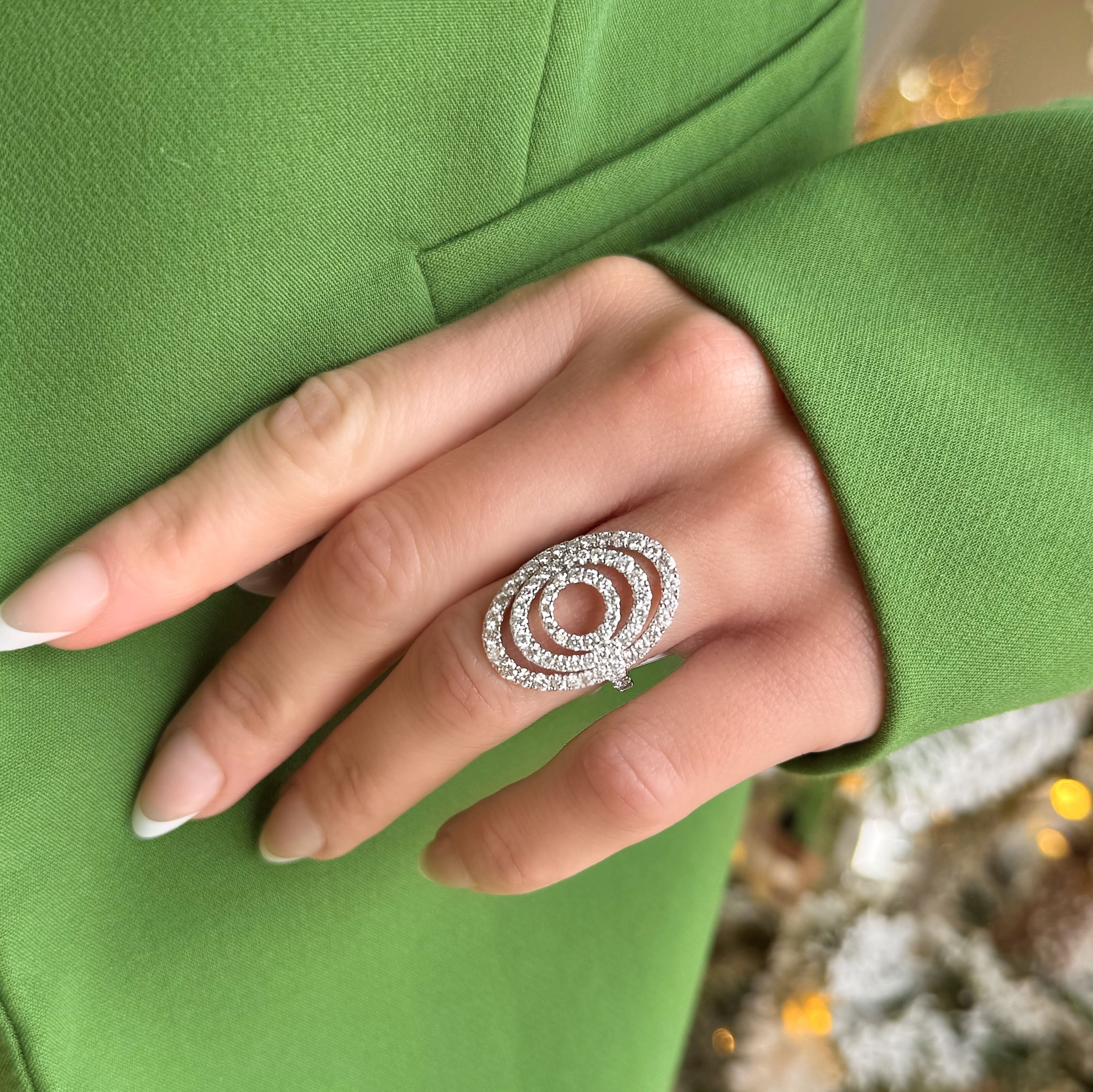 Diamond Circles Ring