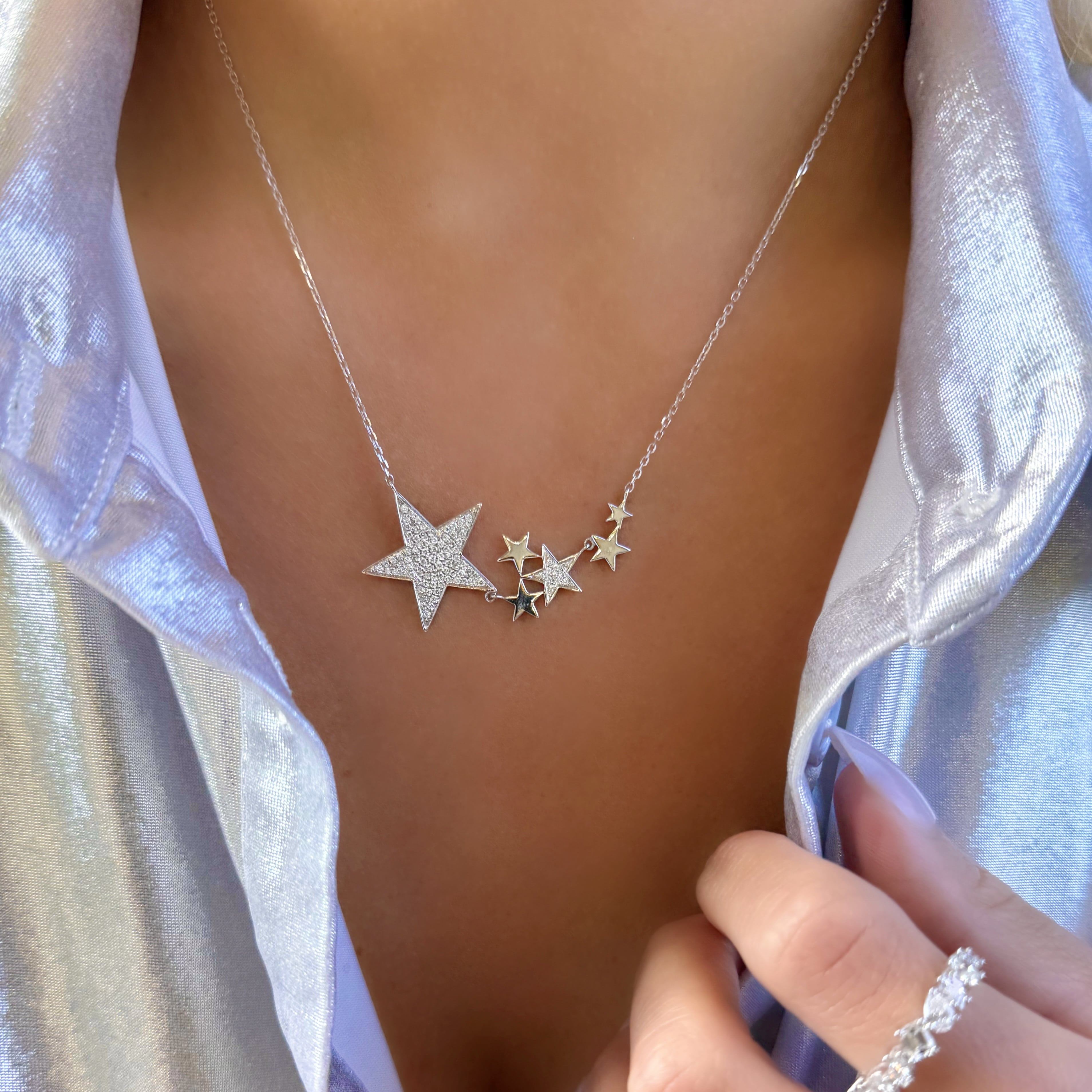 Starry Night Diamond Necklace