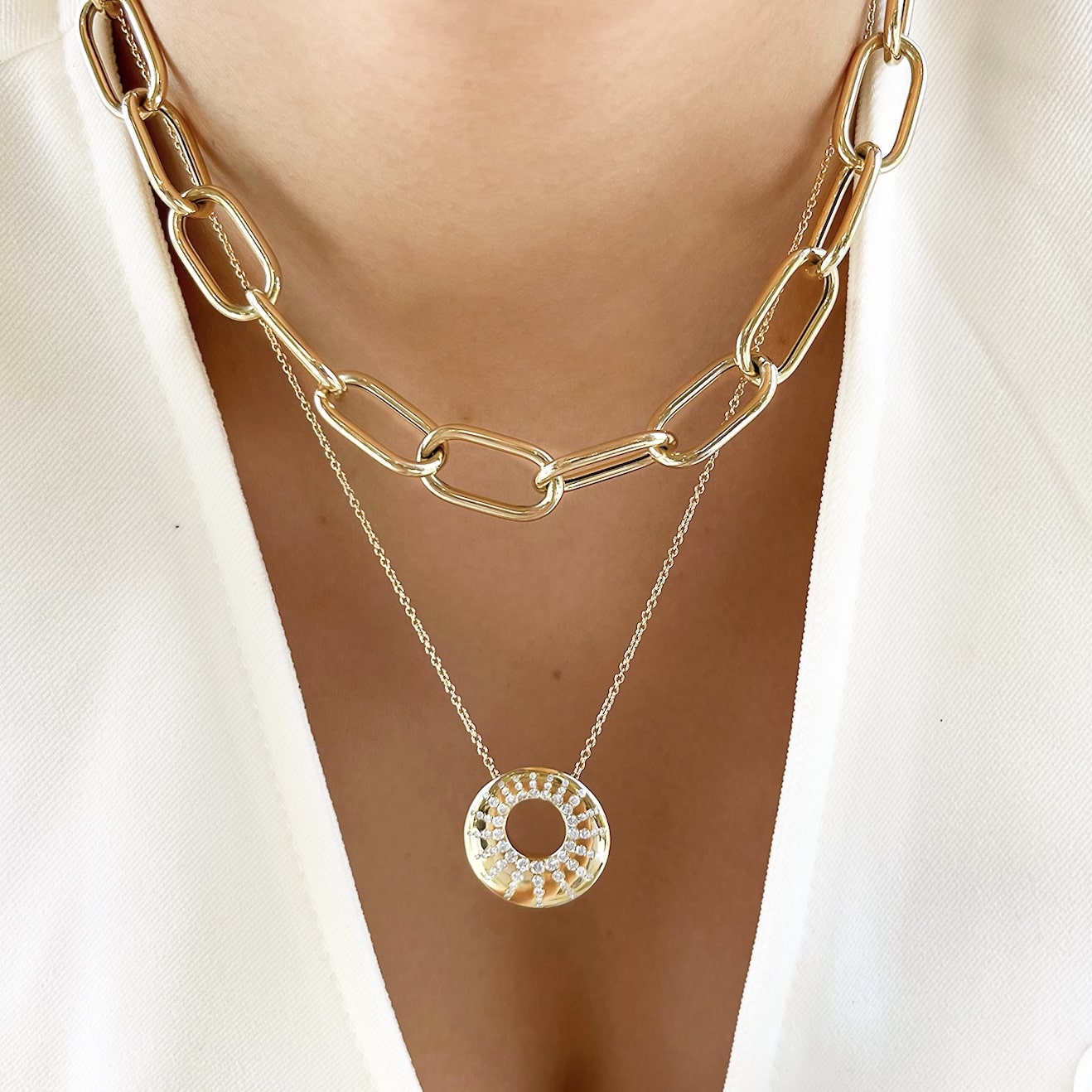 Jumbo Oval Link Chain Necklace