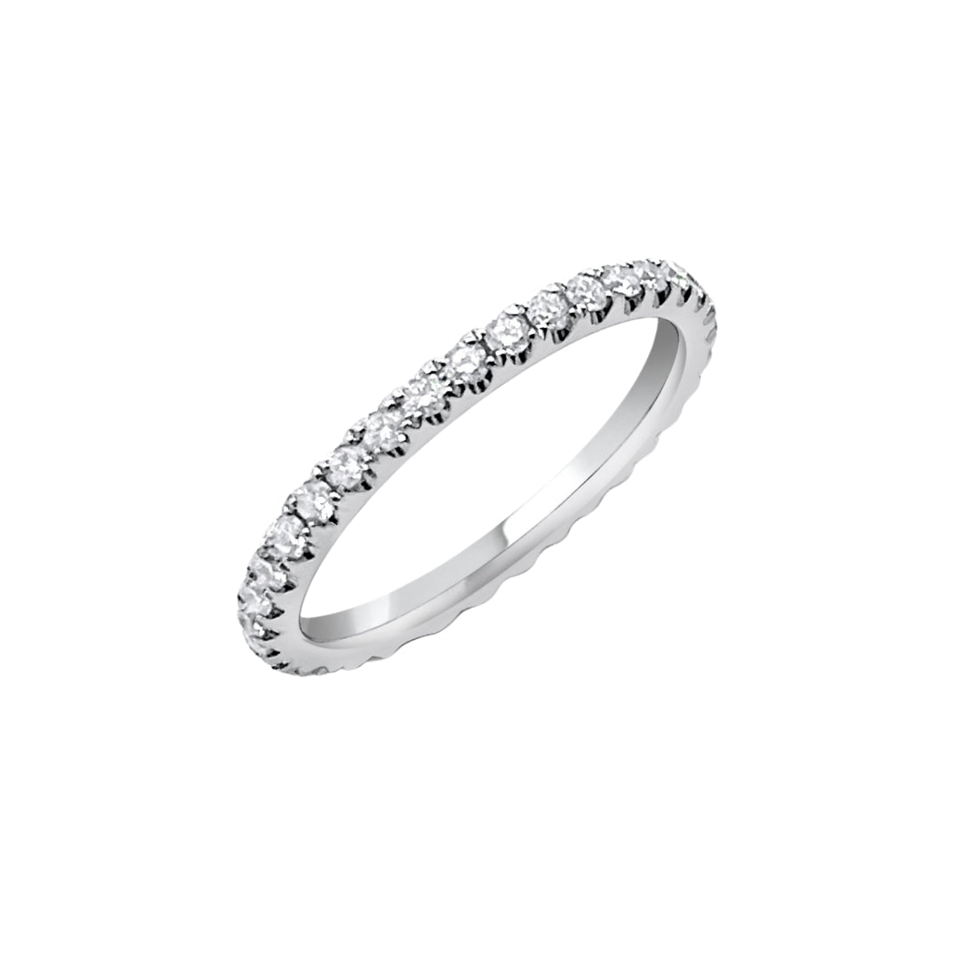 Round Diamond Eternity Band