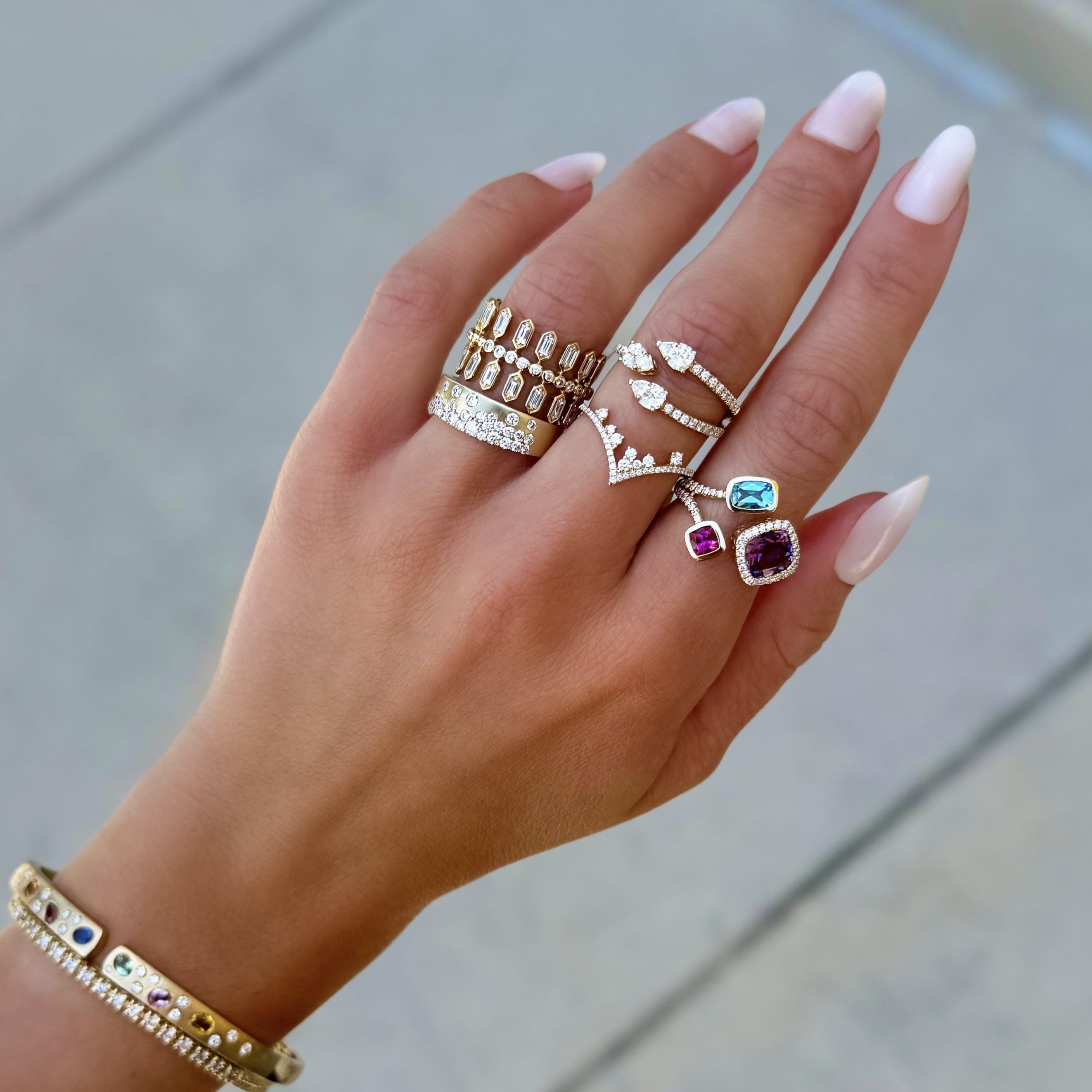 Diamond Confetti Ring