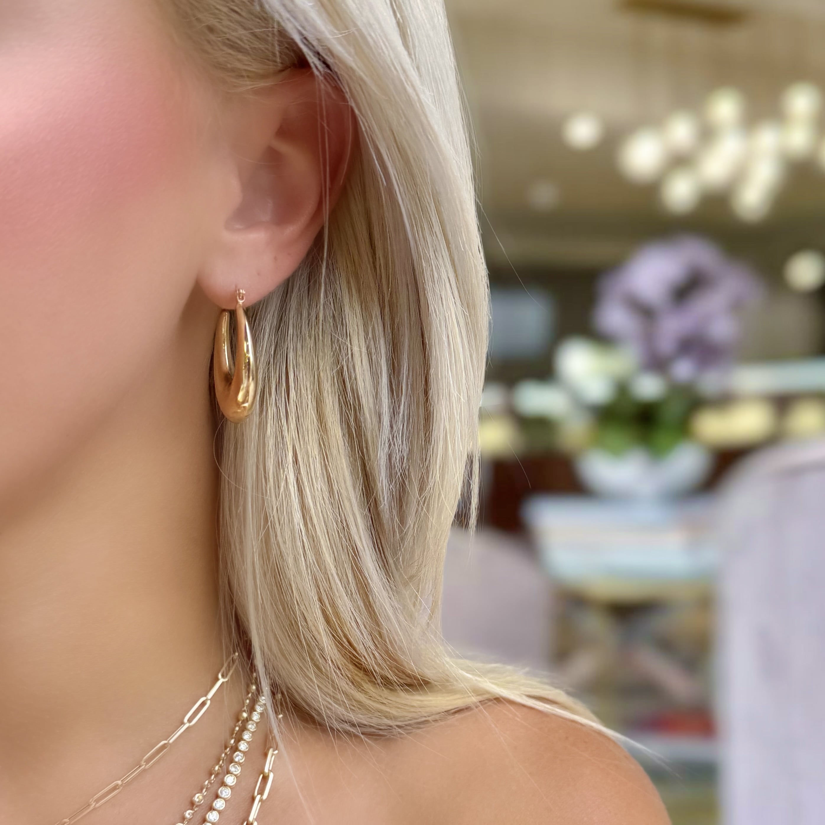 Graduated Oval Hoops