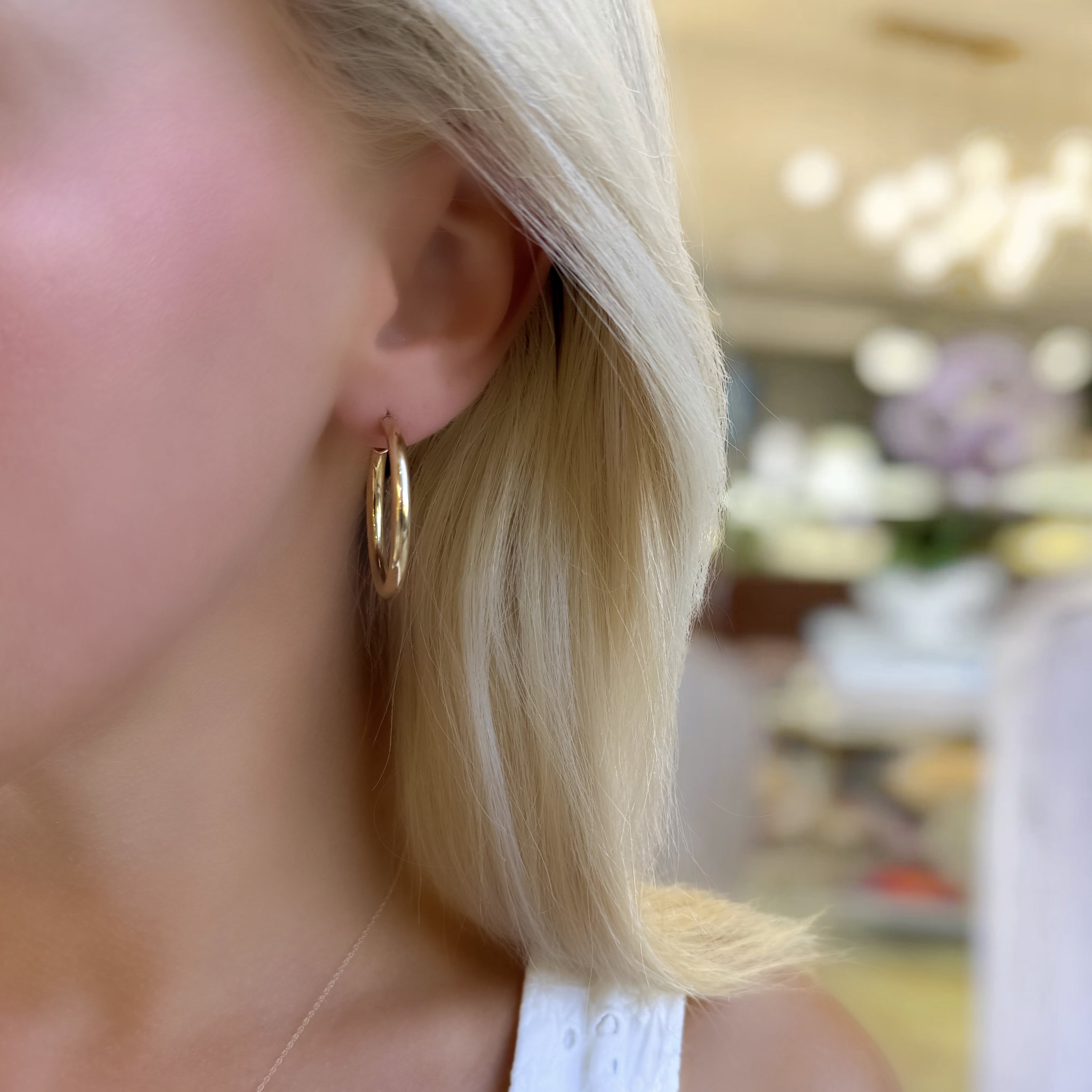 Everyday Gold Tube Hoops