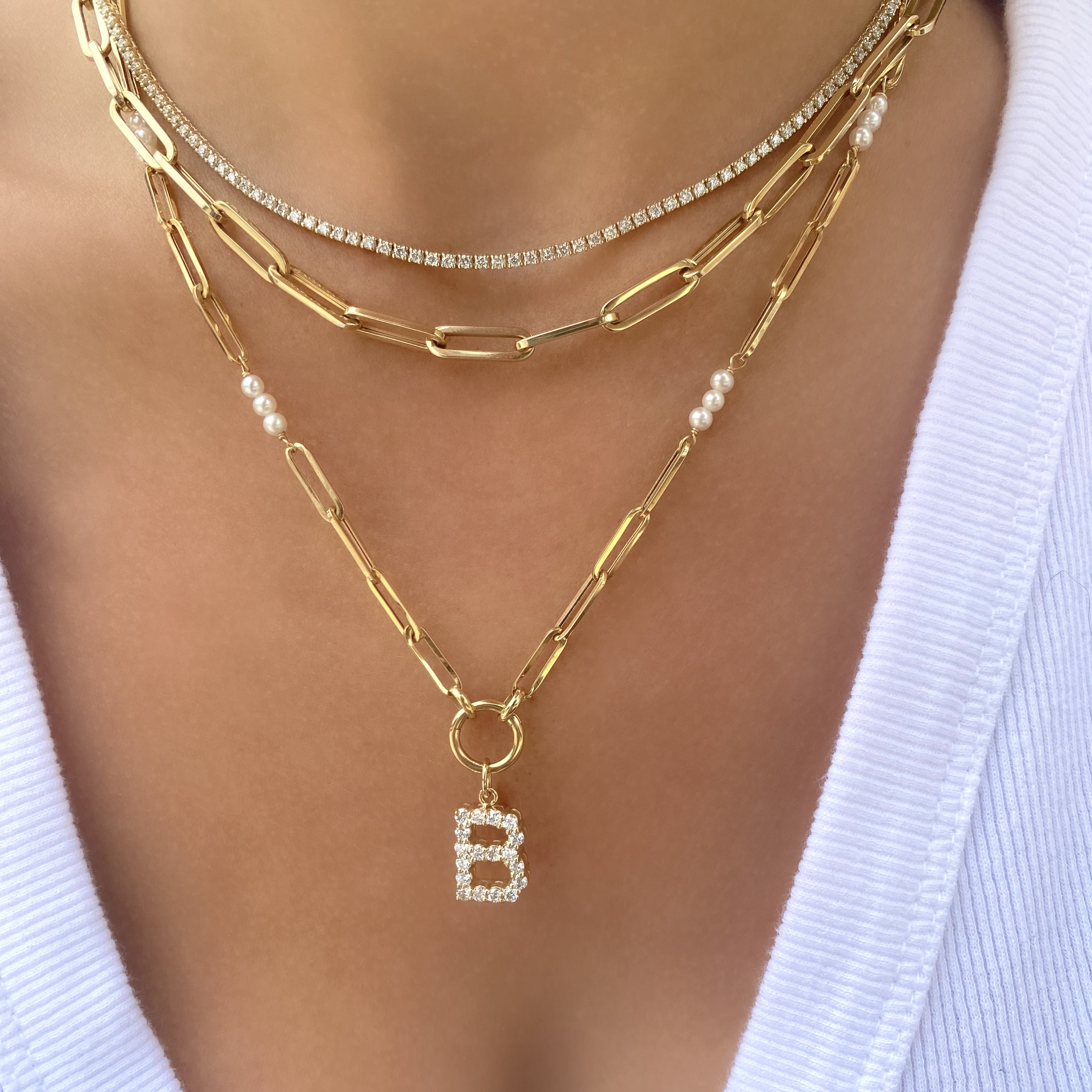 Petite Diamond Tennis Necklace