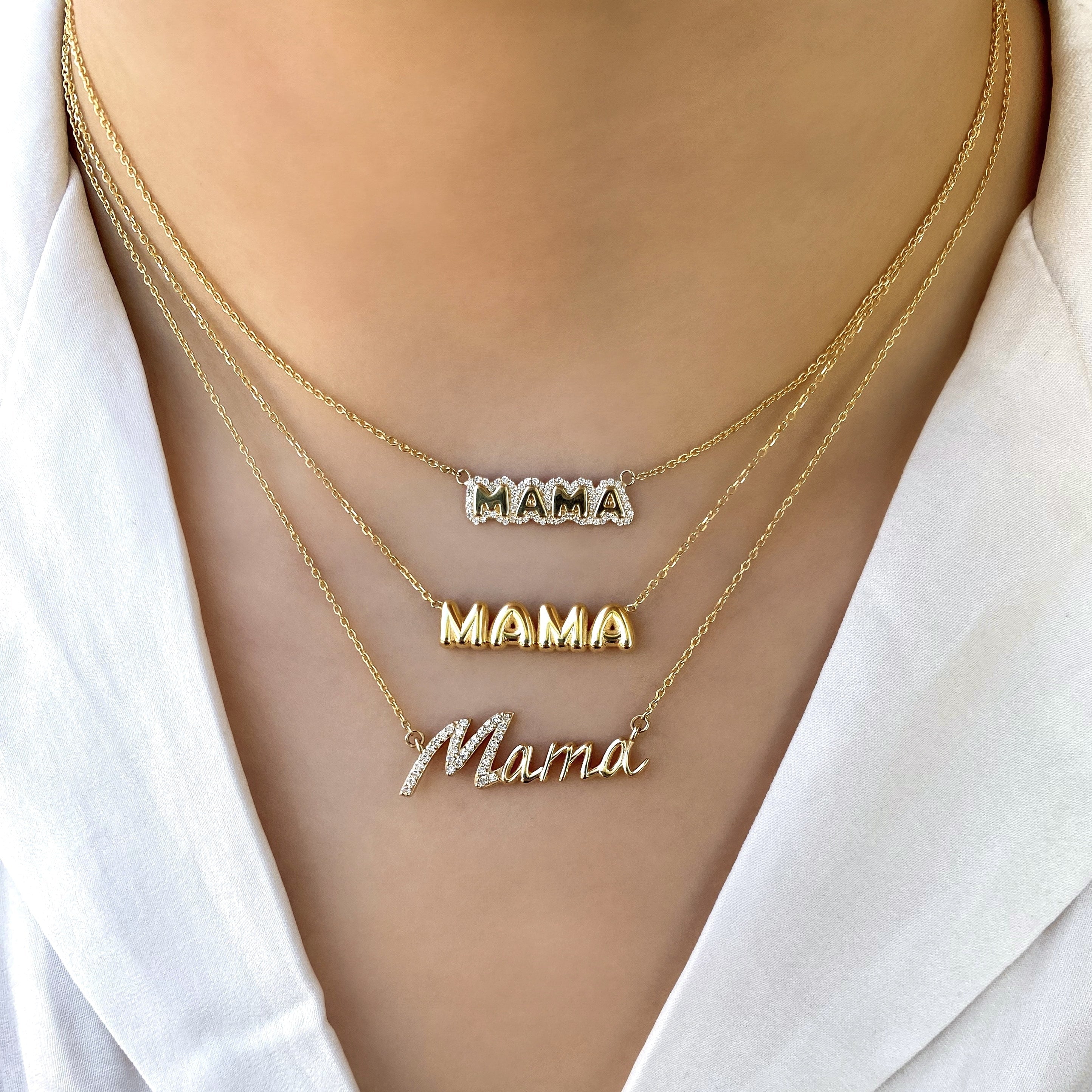 Diamond Mama Necklace